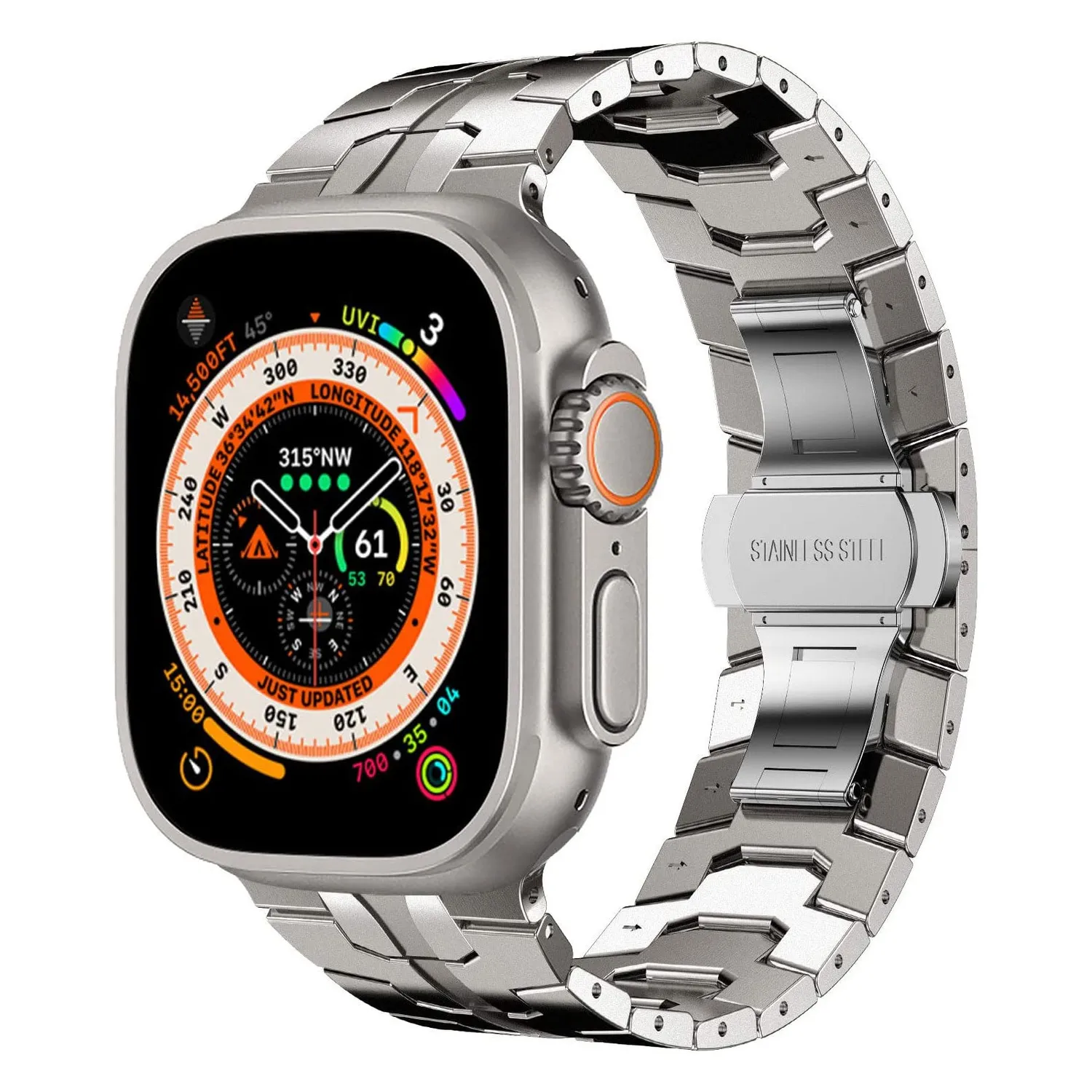 arktisband Apple Watch Ultra Armband Pathfinder Titan