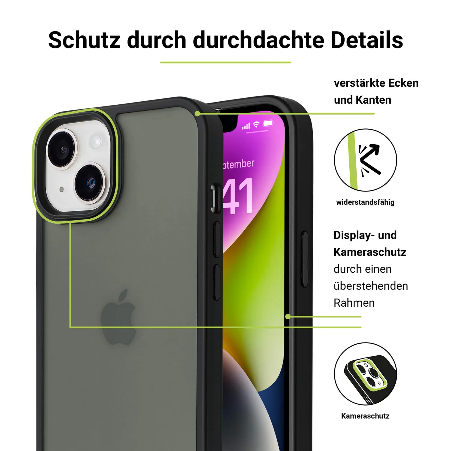 Artwizz IcedClip iPhone 14 Plus Hülle matt transluzent