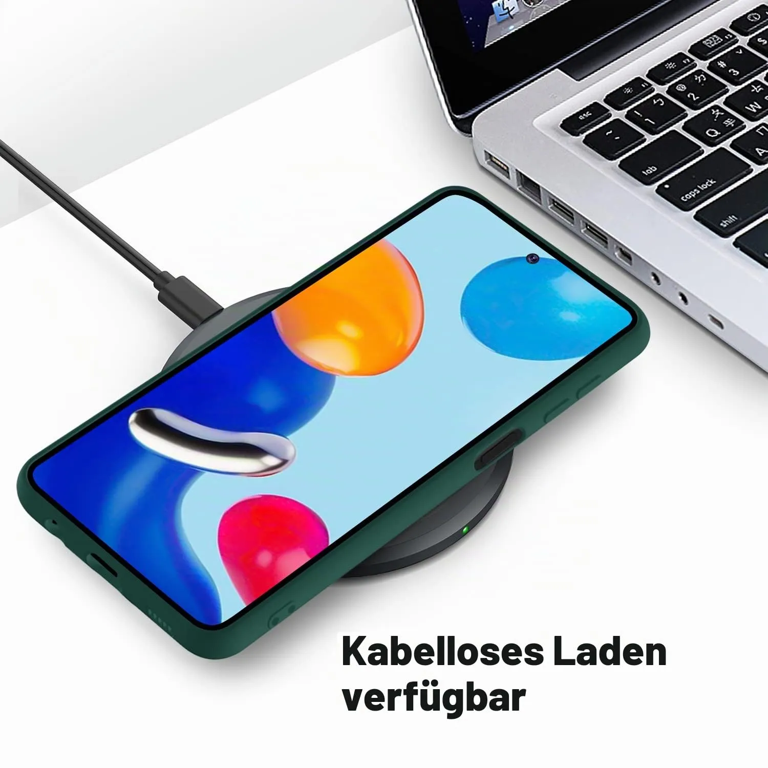 YATWIN Redmi Note 11 / 11S Handyhülle Grün dünn TPU