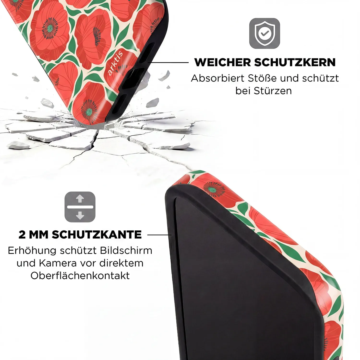 arktis iPhone 14 Pro Max Hülle Summer Garden MagSafe