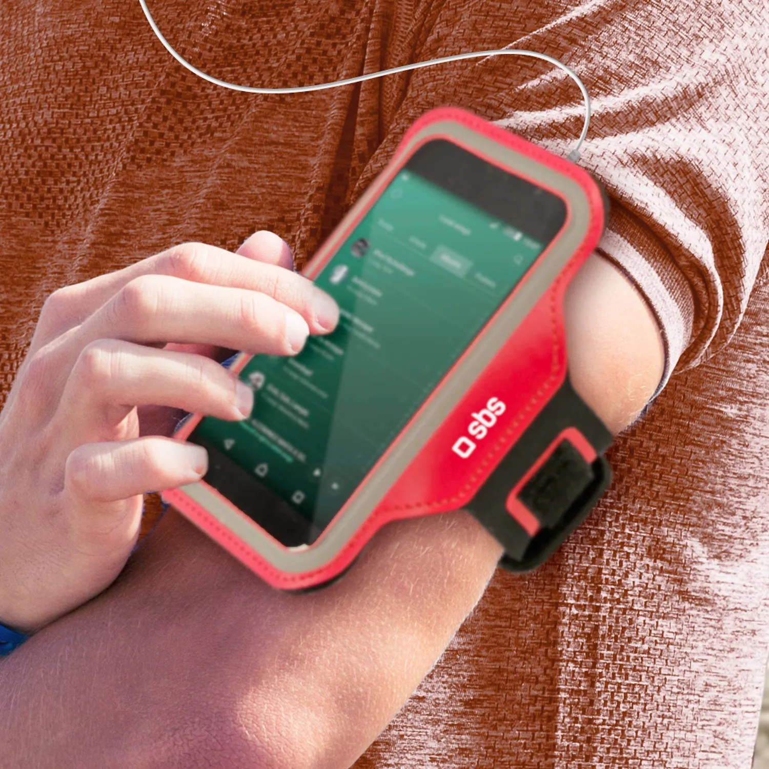SBS Sport Armband 4,5 Zoll Sporthülle mit Touchfolie