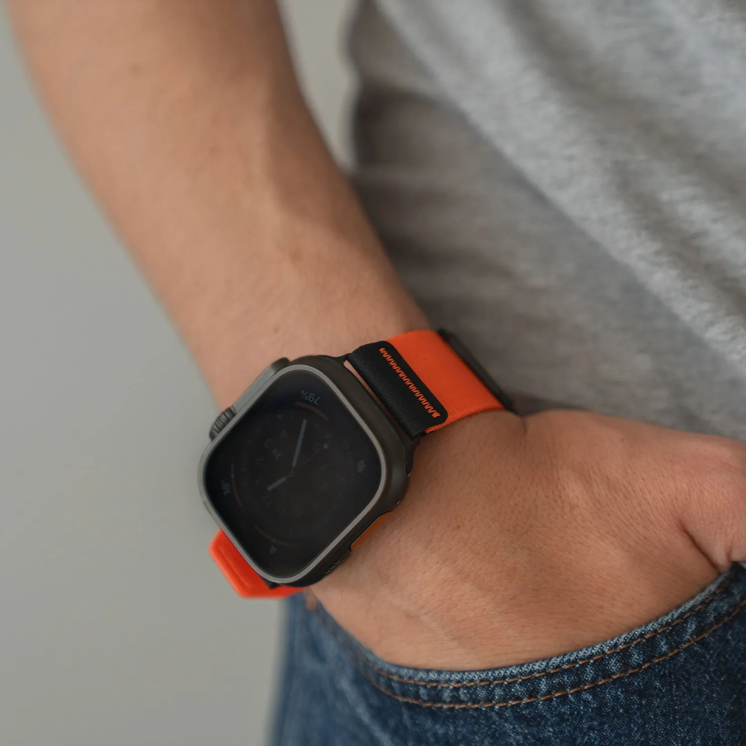 arktisband Terra Apple Watch Armband Orange 49/46/45/44