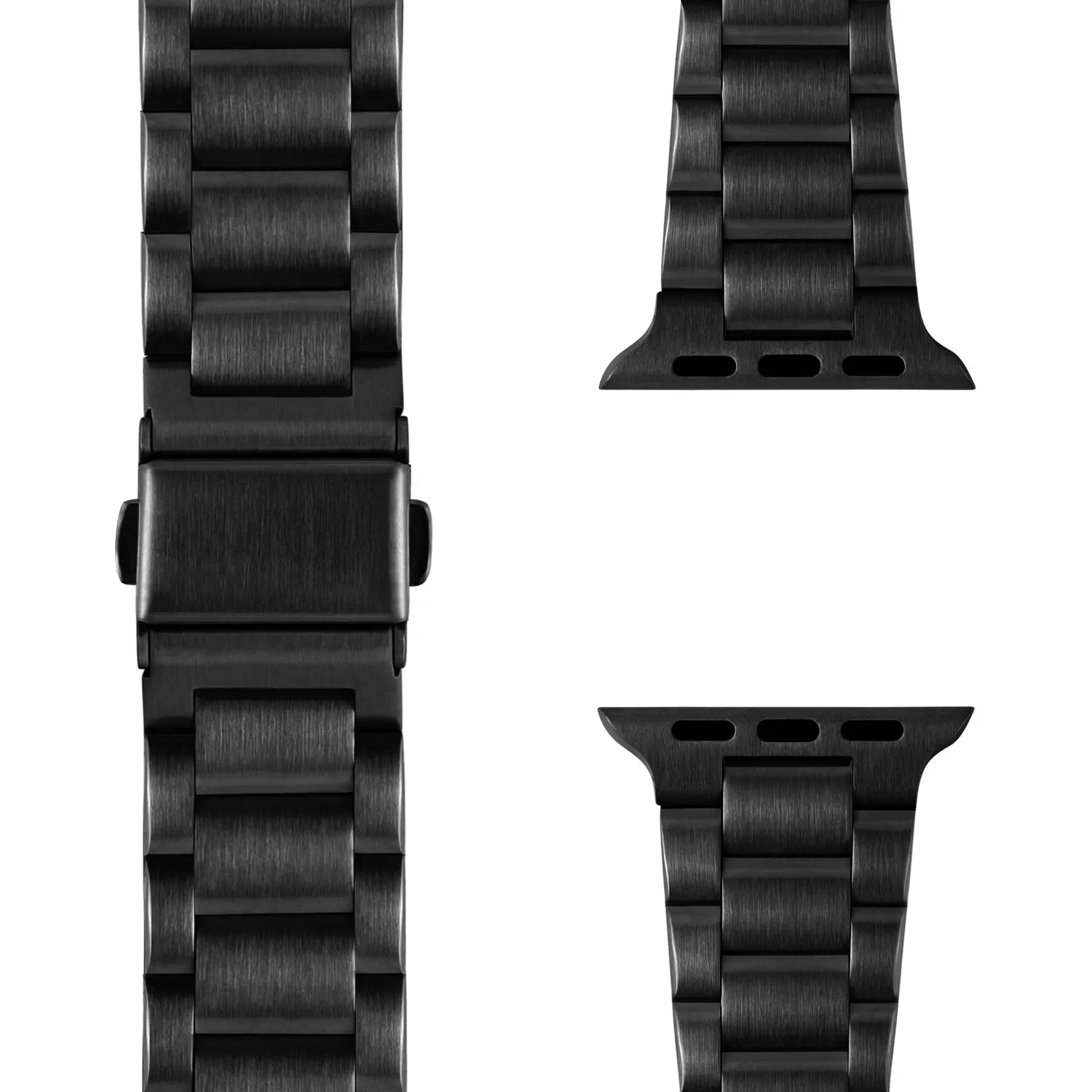 arktisband Edition S Apple Watch Armband Edelstahl Schwarz