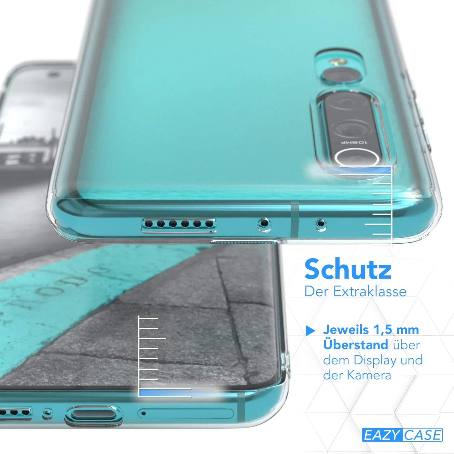 EAZY CASE Xiaomi Mi 10 Silikonhülle transparent ultra dünn
