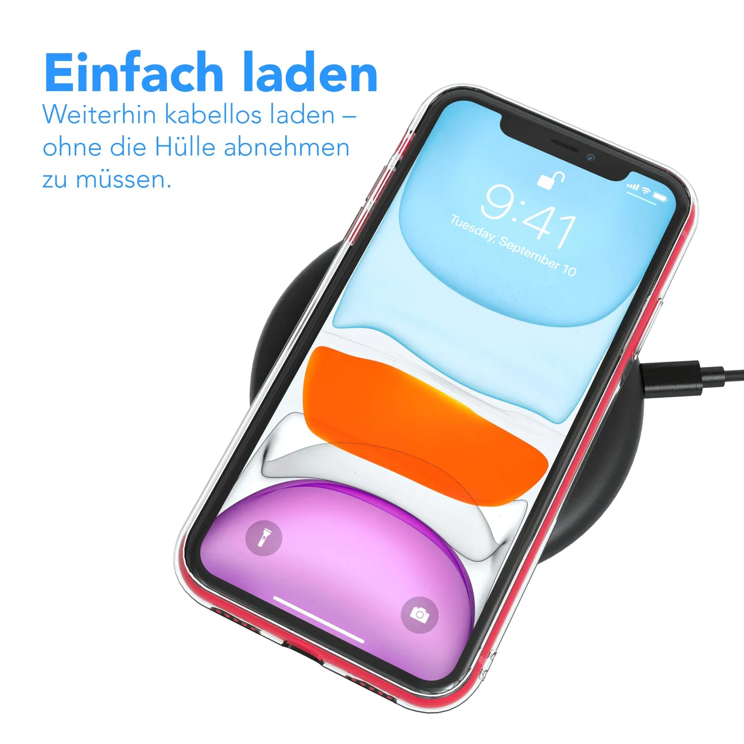 EAZY CASE iPhone 11 Silikonhülle Transparent 0,8mm
