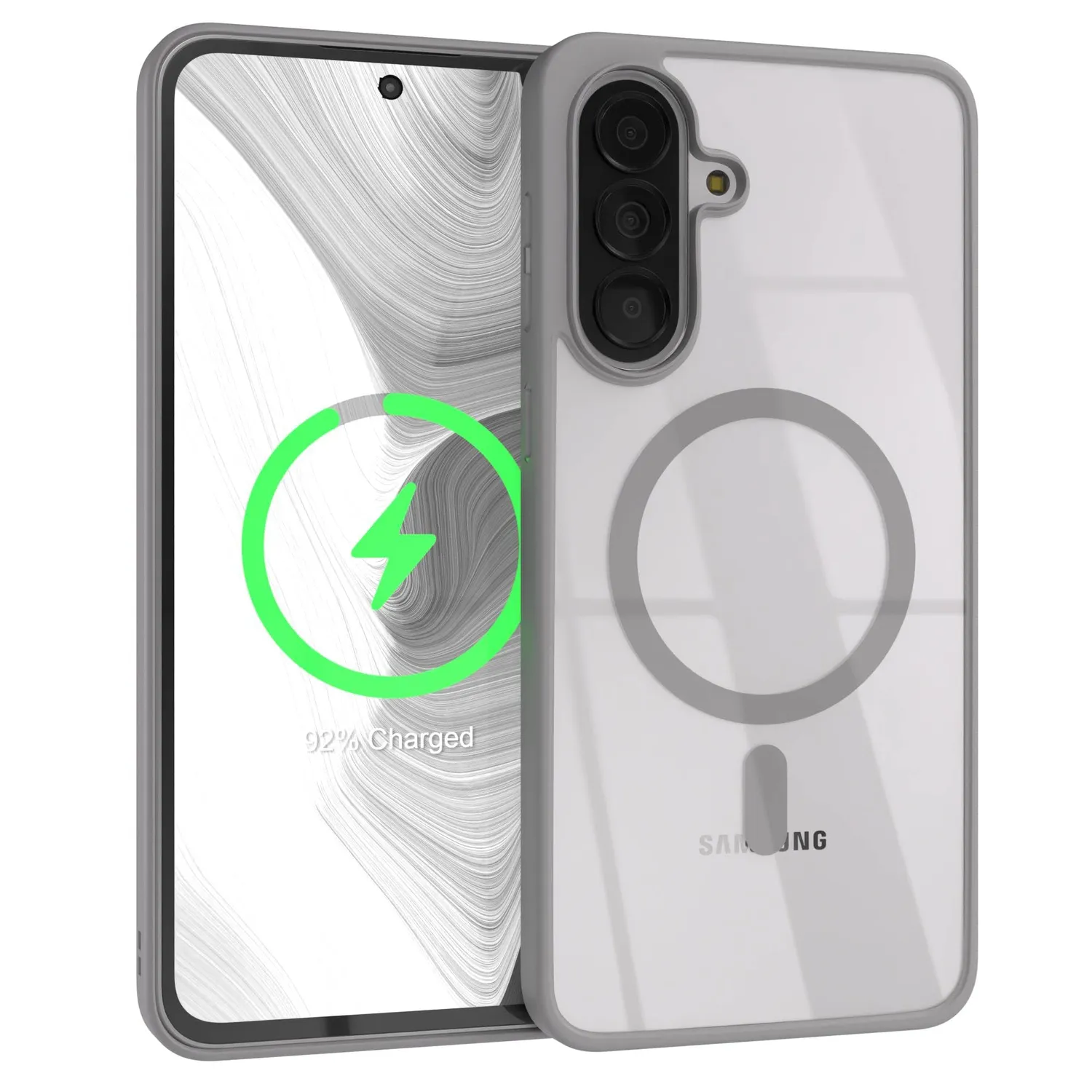 EAZY CASE Galaxy A16 Handyhülle Beere Qi Hybrid