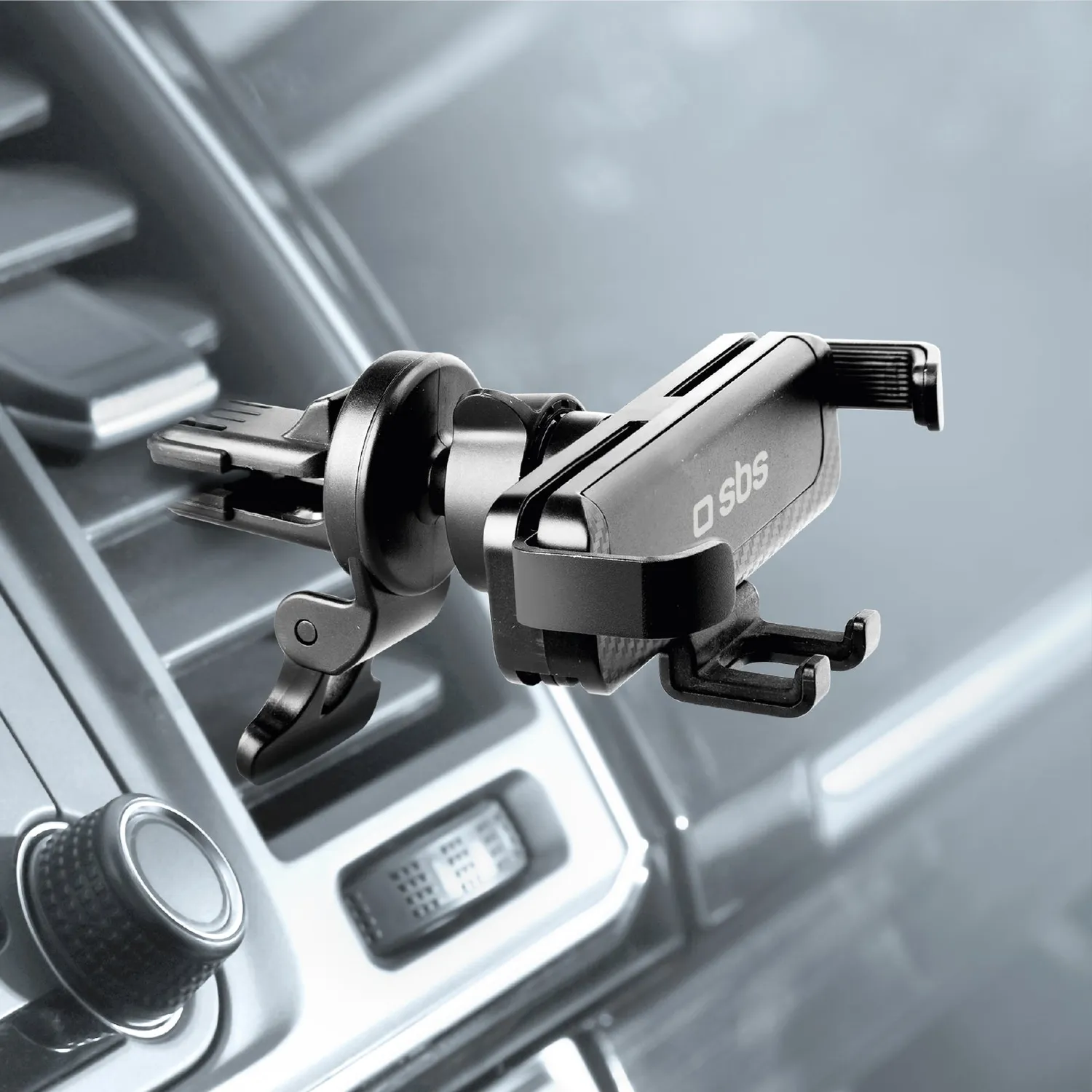 SBS Gravity Autohalterung Lüftung bis 6,5 Zoll schwarz klemmend