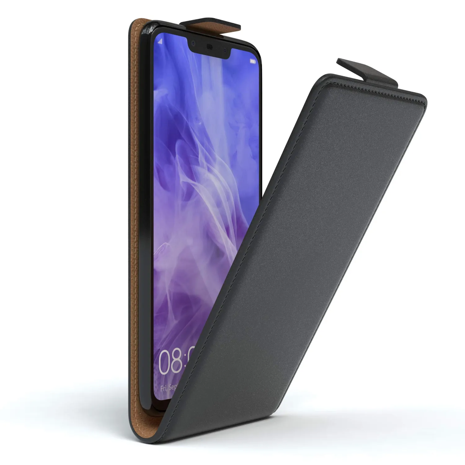 EAZY CASE Huawei Nova 3 Bookstyle Tasche Schwarz Kartenfach