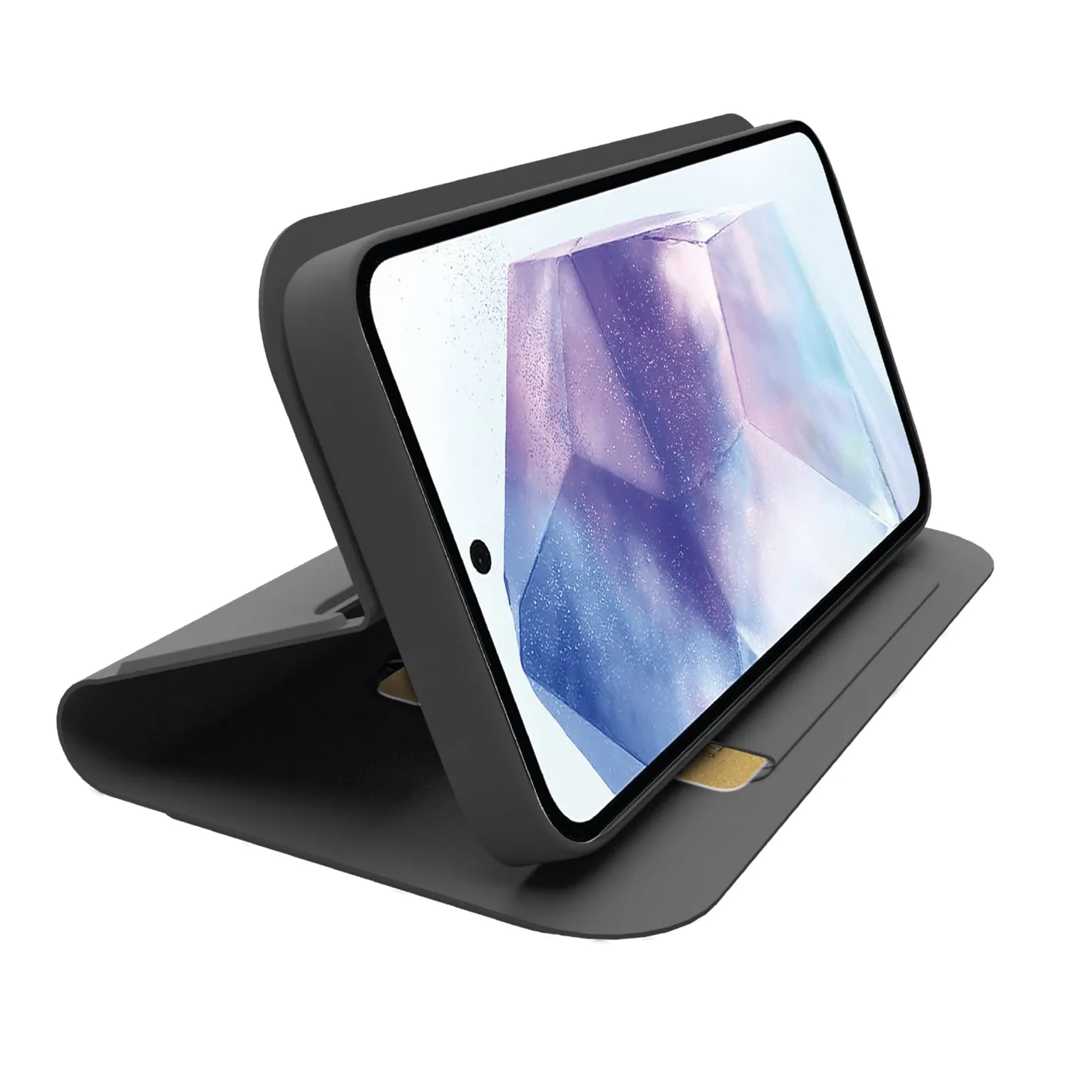 SBS Wallet Smooth Klapphülle Samsung Galaxy A55 Schwarz Karten