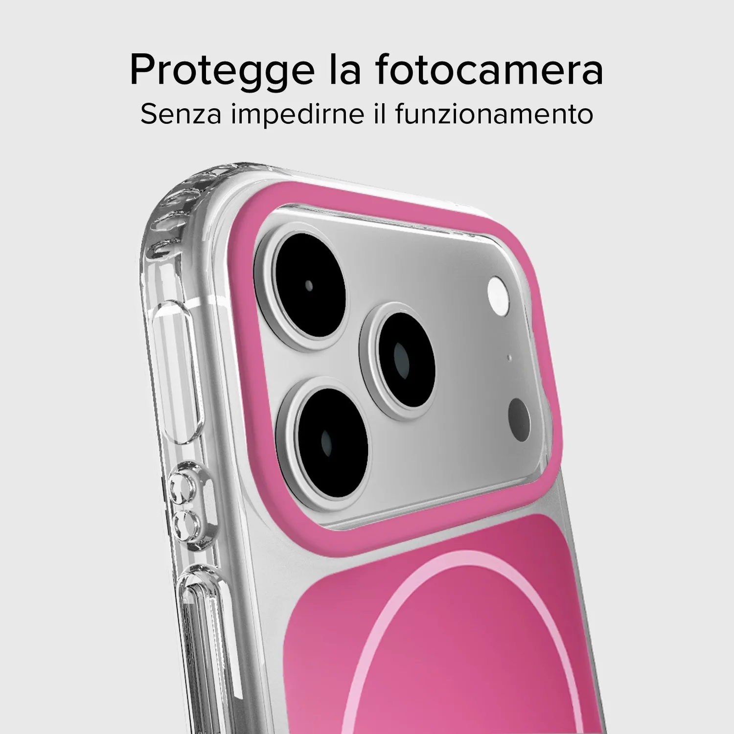 SBS Block iPhone 17 Pro Max Hülle Rosa MagSafe