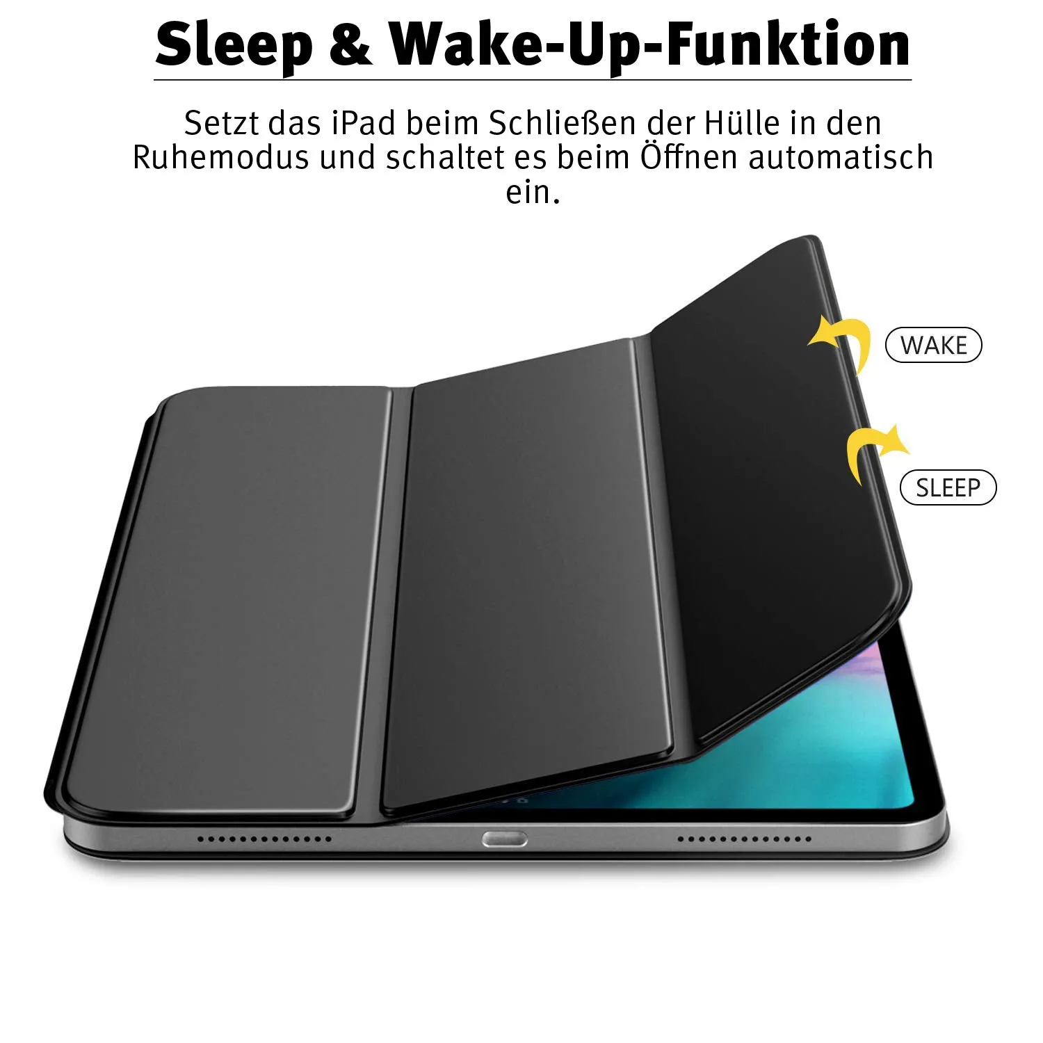 arktis Smart Case iPad Pro 11 2020-2022 Hülle schwarz