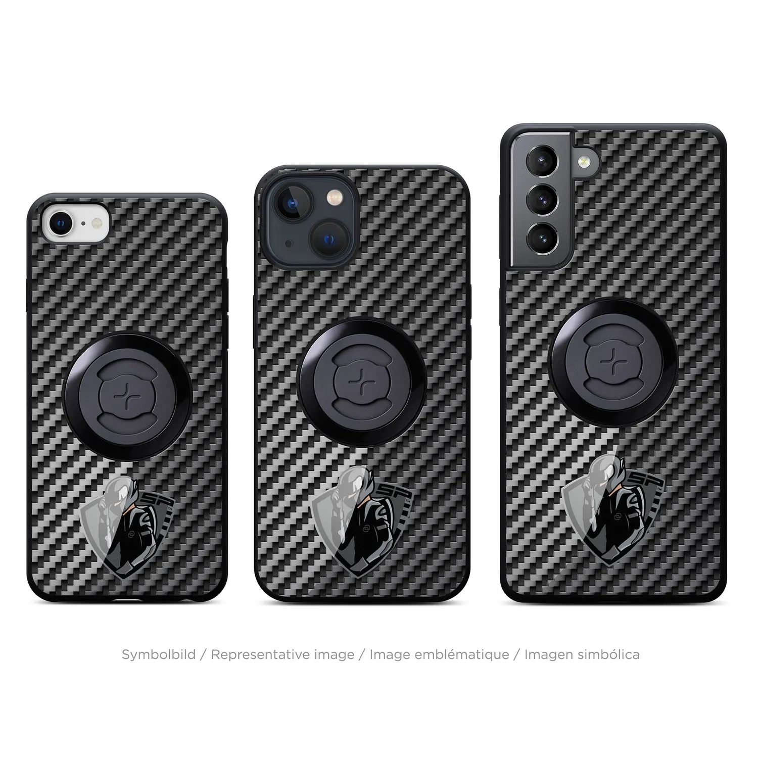 SP Connect Edition Phone Case Carbon Rider Handyhülle Grau
