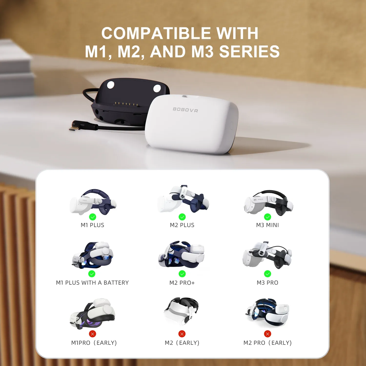 BOBOVR B100U Akku-Upgrade-Kit für M1/M2/M3 10000mAh