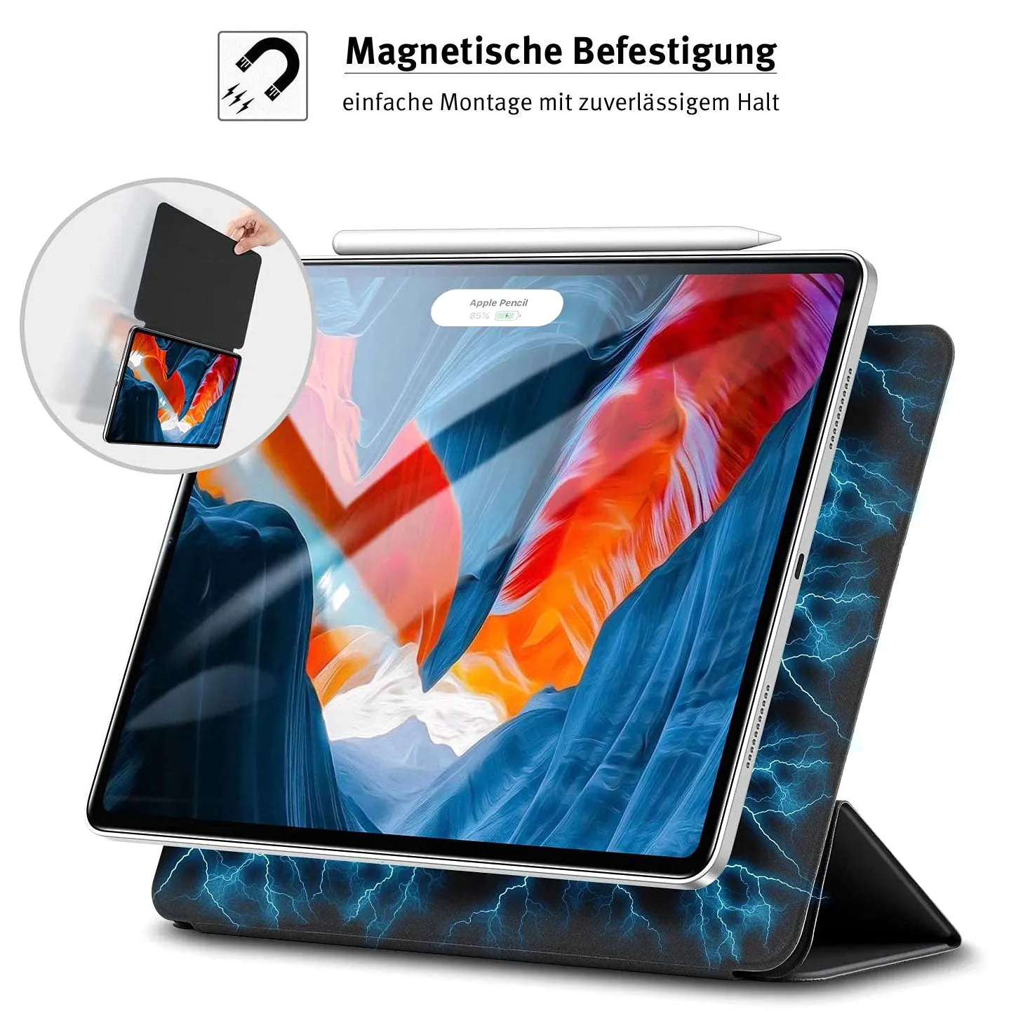 arktis Smart Case 2.0 iPad Pro 12,9 Hülle Schwarz