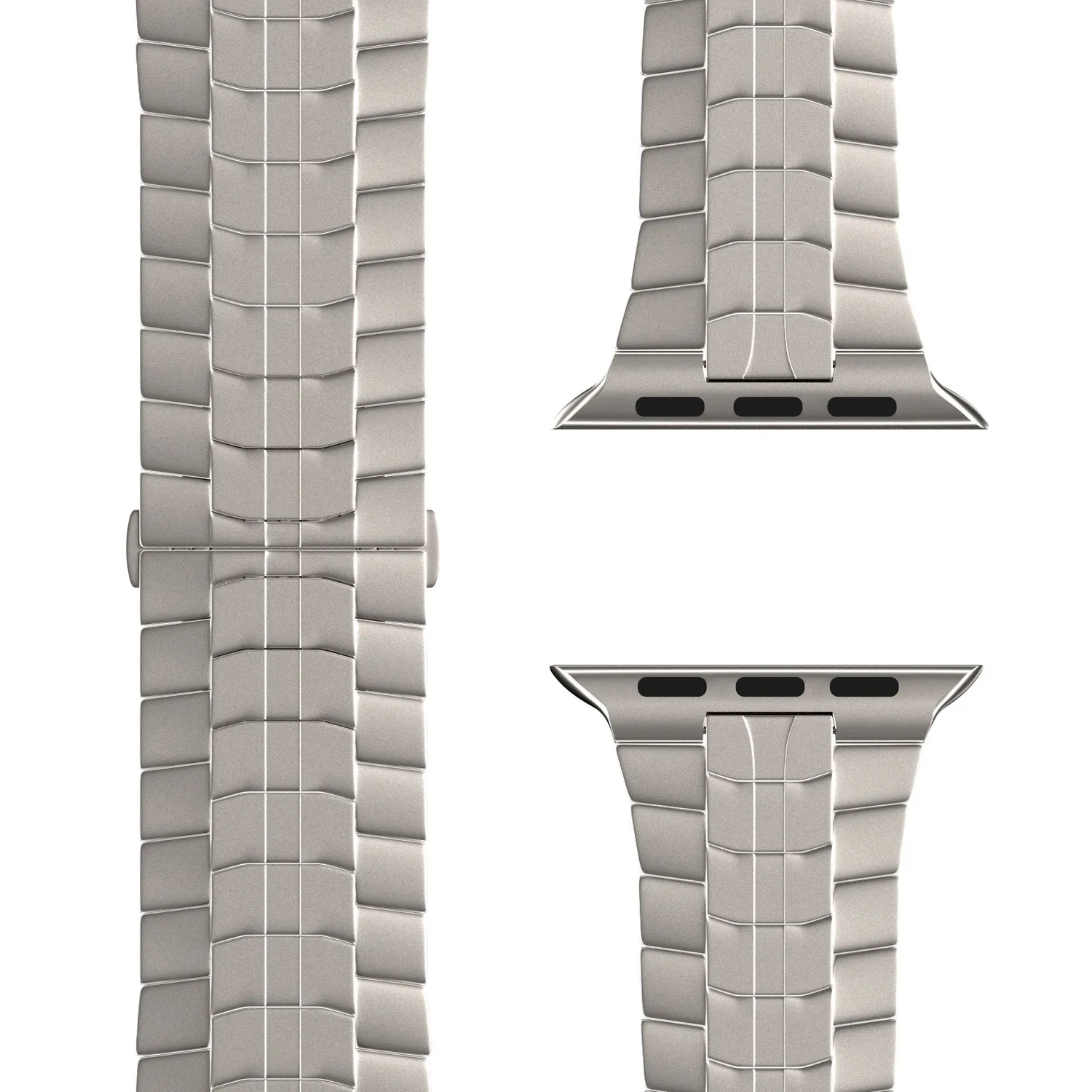 arktisband Titan Aviato Edition Apple Watch Armband Natur Ultra