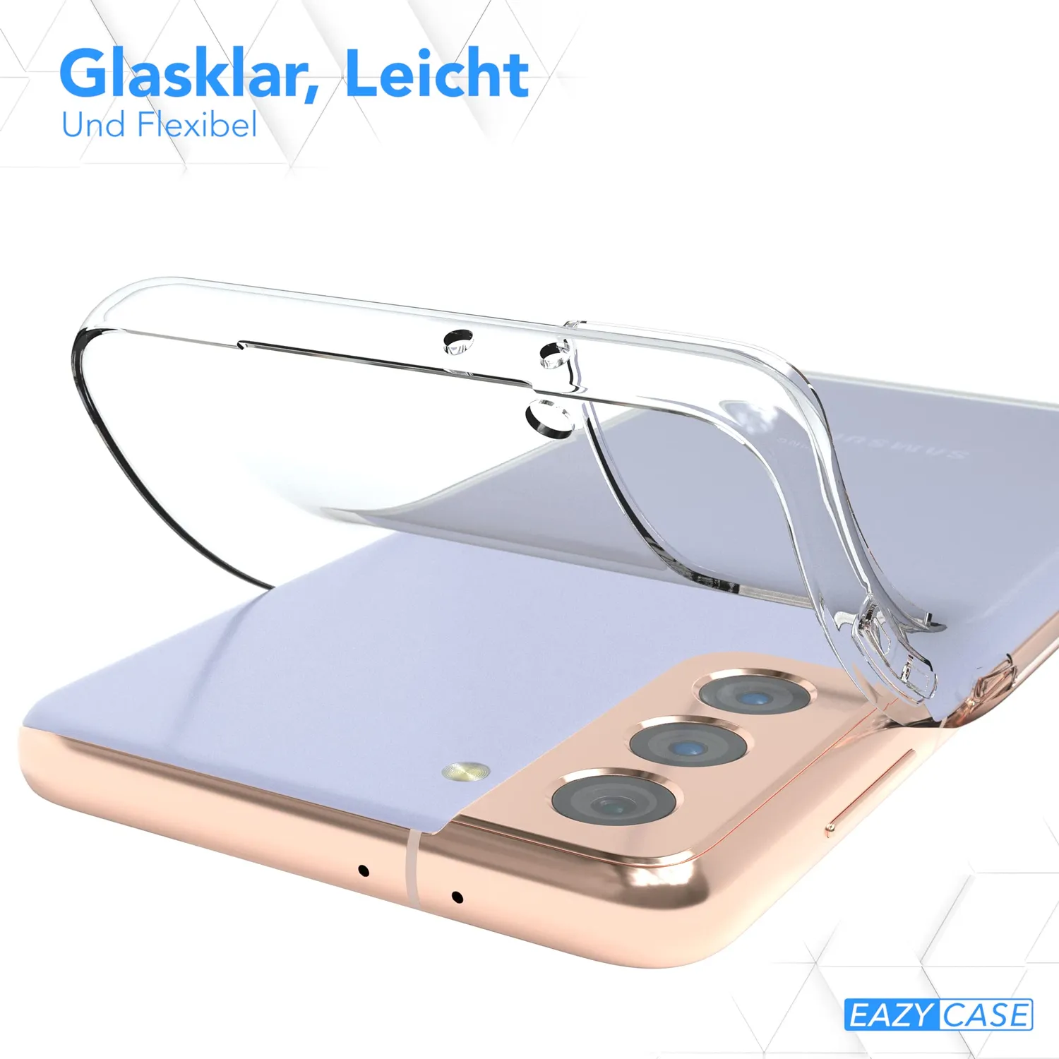 EAZY CASE Samsung Galaxy S21 5G Hülle Clear Transparent