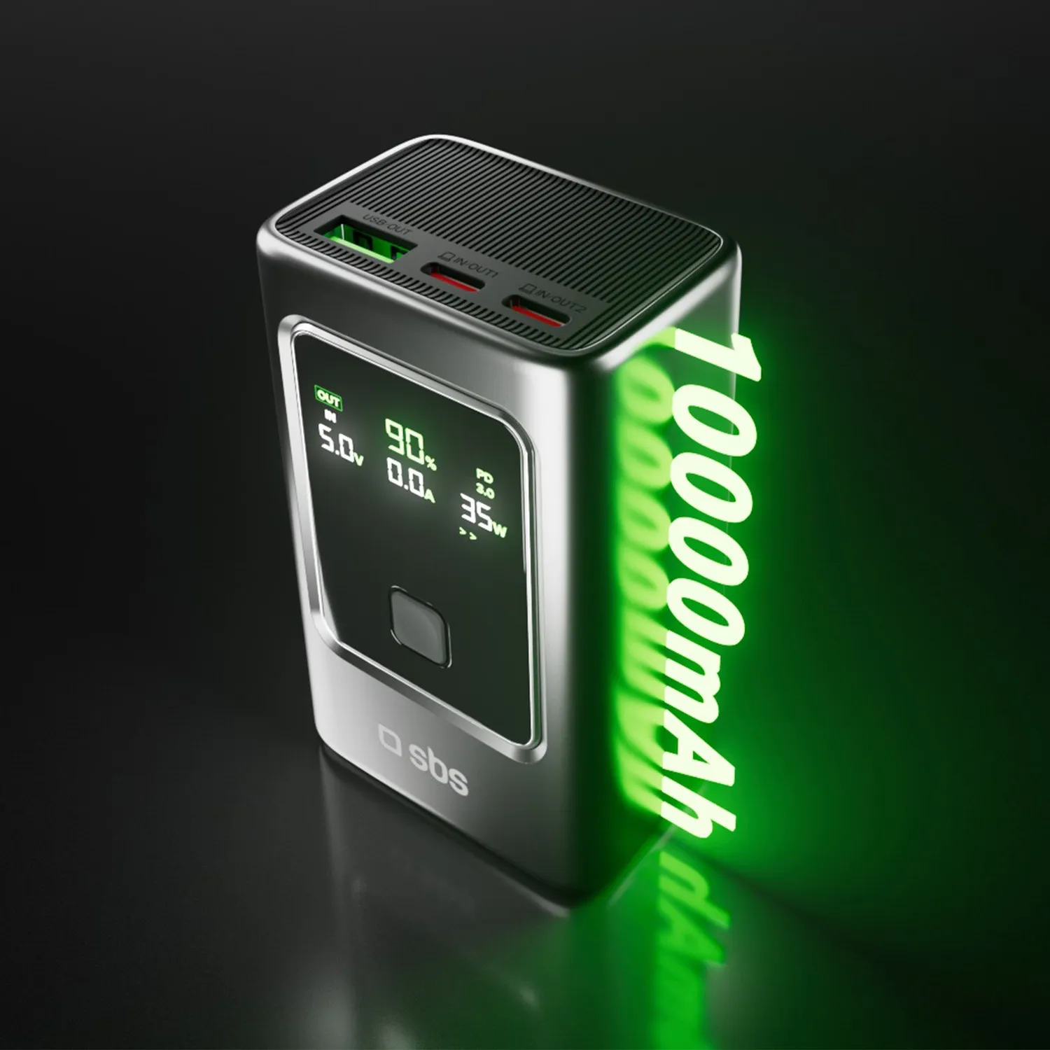 SBS Powerbank 10000 mAh 35W PD LCD