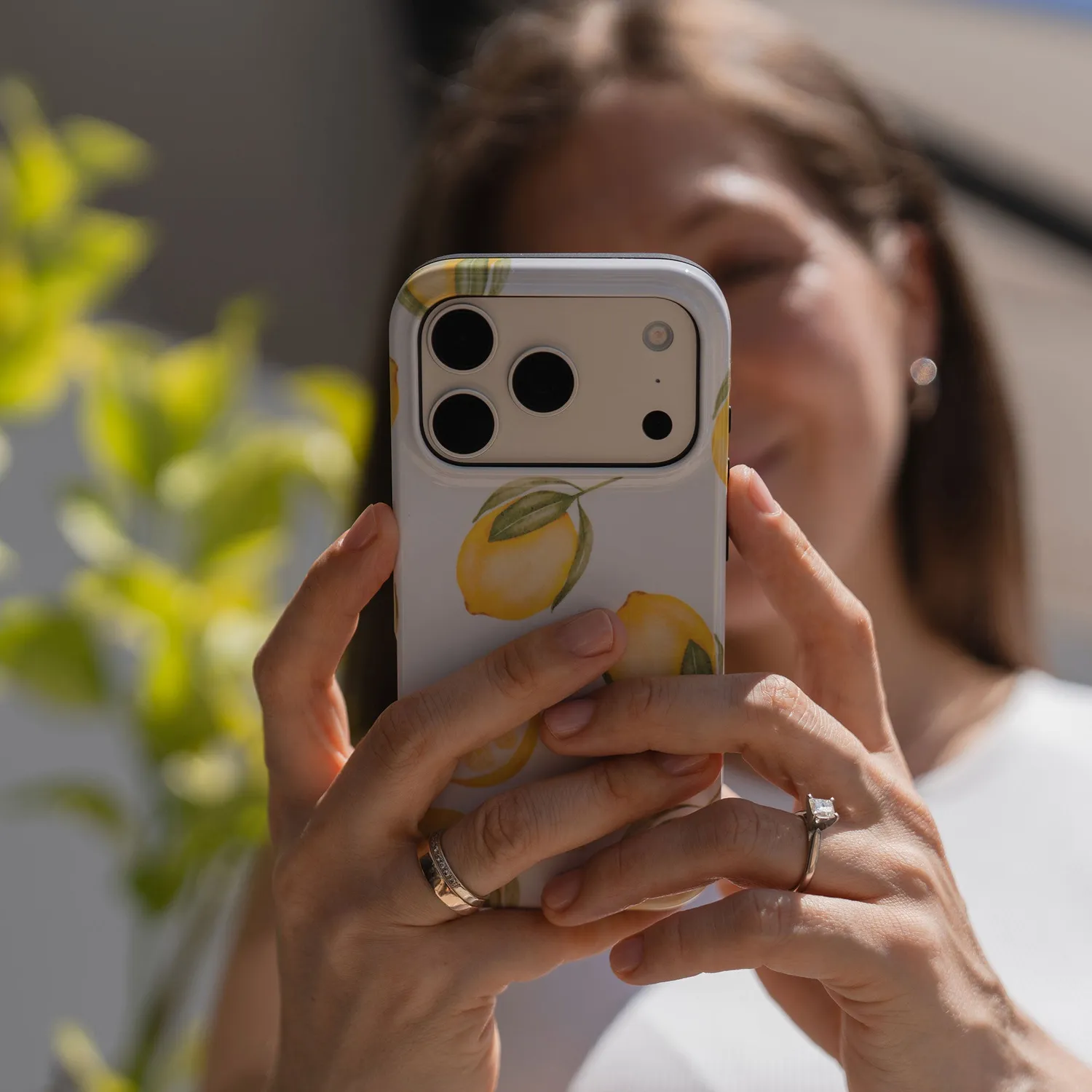arktis Lemon iPhone 16e Hülle MagSafe mit Print