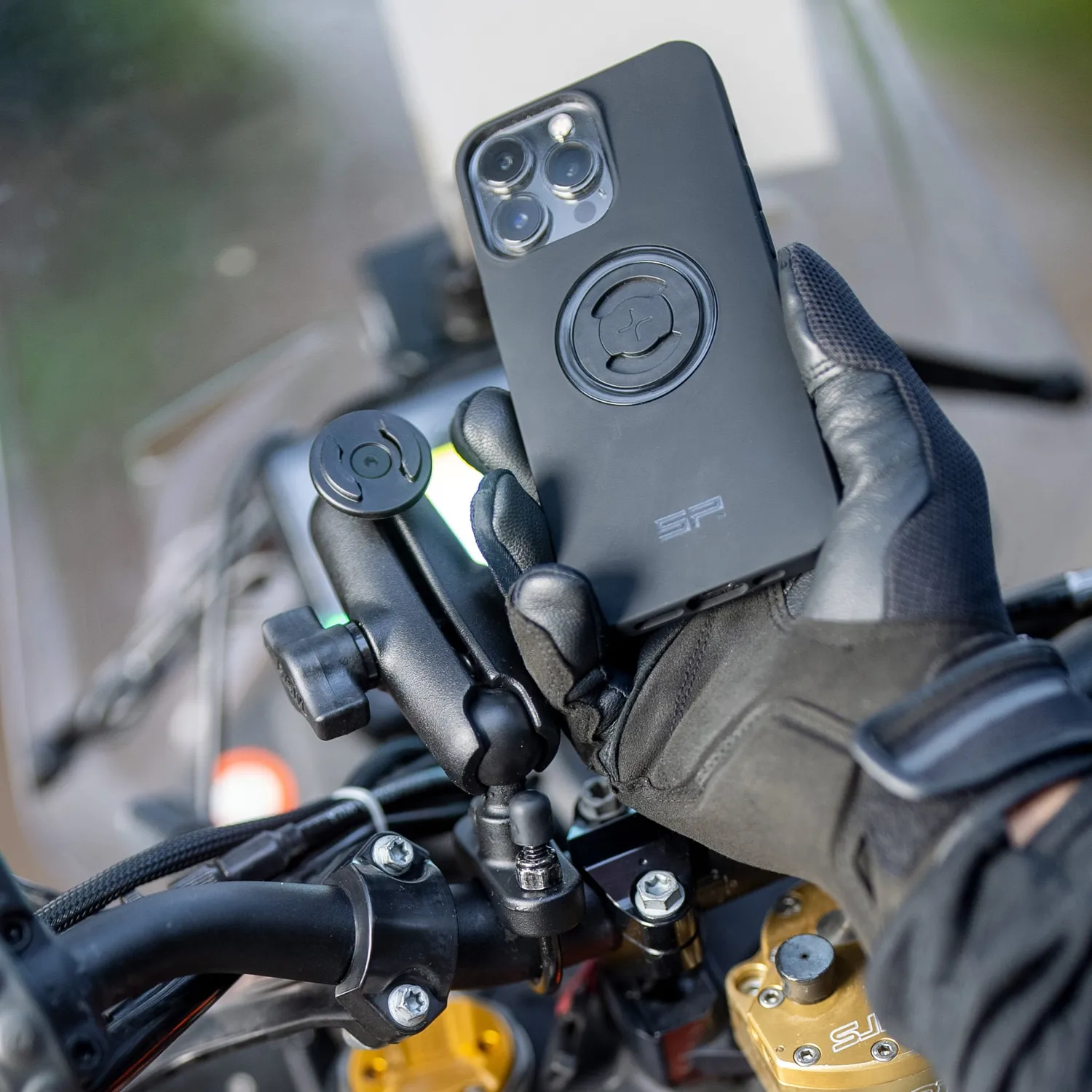 SP Connect Ballhead Mount Pro Motorrad Halterung RAM-Adapter