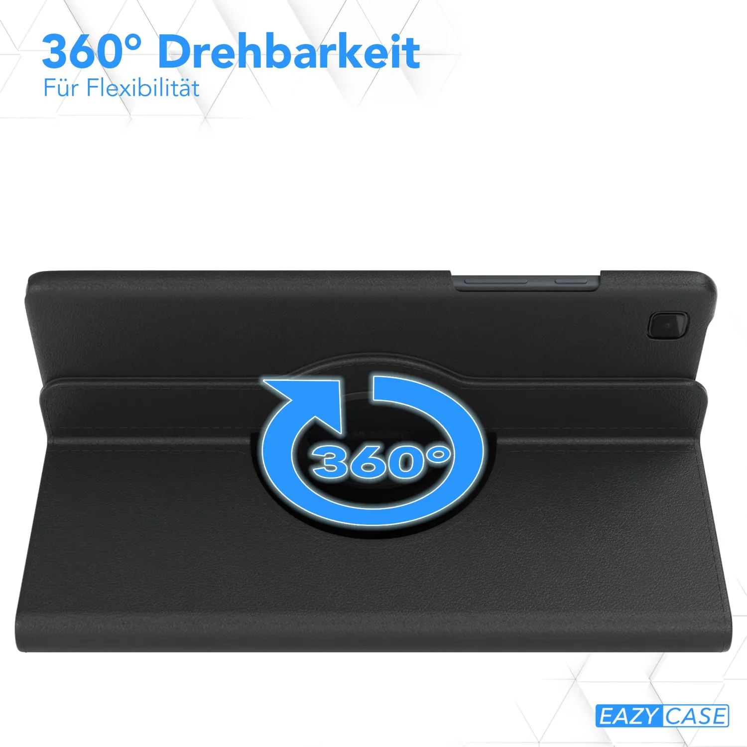 EAZY CASE Galaxy Tab A7 10.4 Tablethülle Schwarz 360°