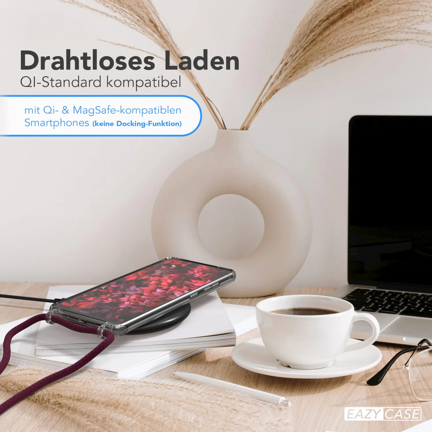 EAZY CASE Rope Samsung Galaxy S20 FE Handykette Beere abnehmbar