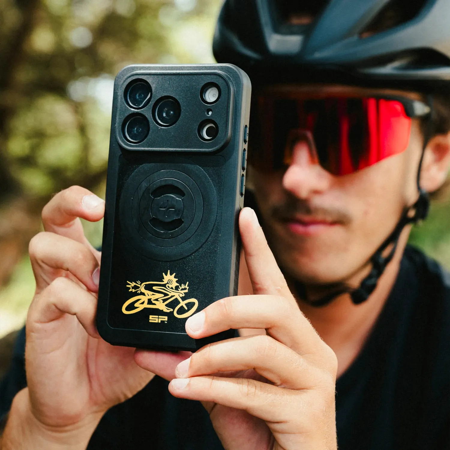 SP Connect Chase the Sun Cyclist Handyhülle gelb