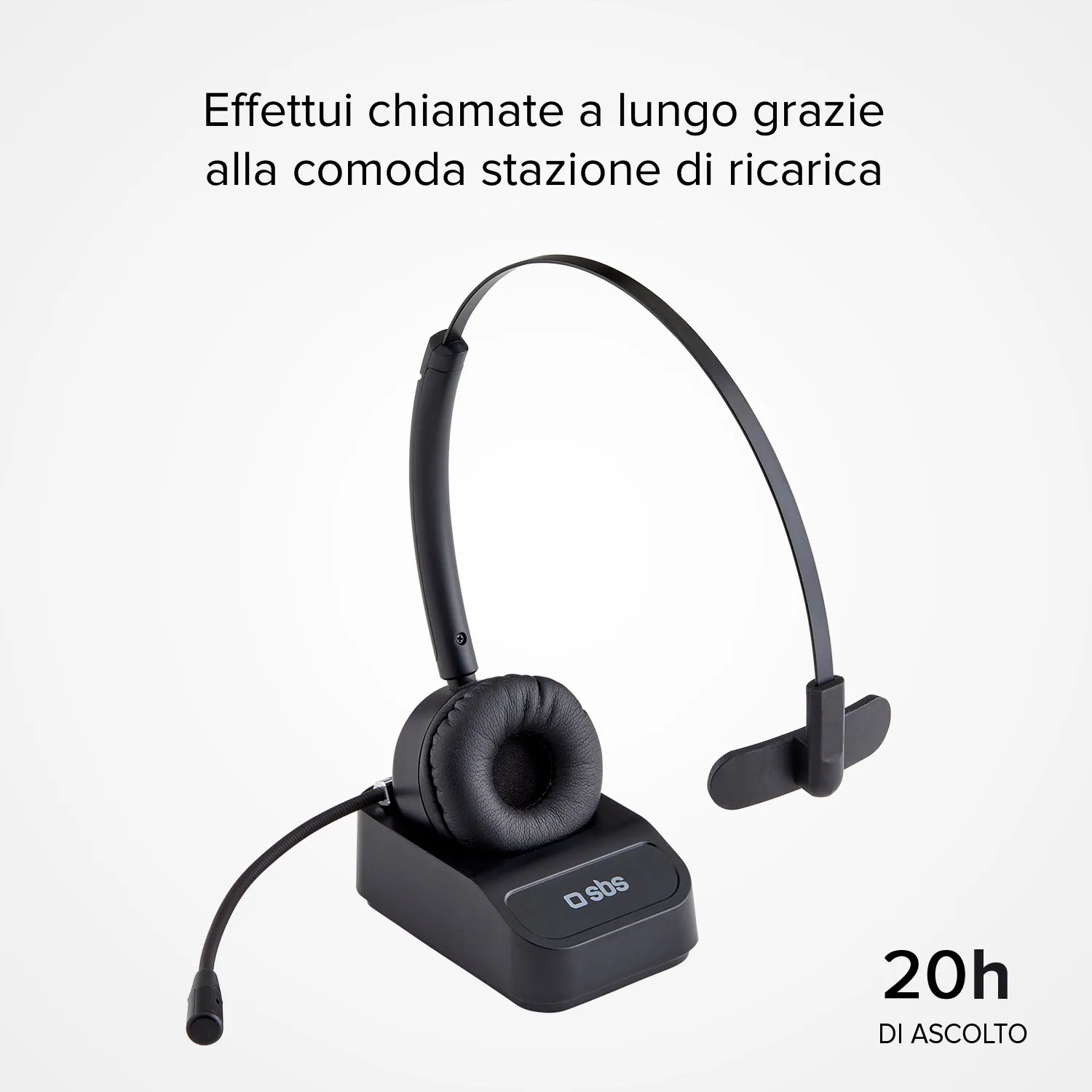 SBS Workline Mono Headset Wireless Multipoint