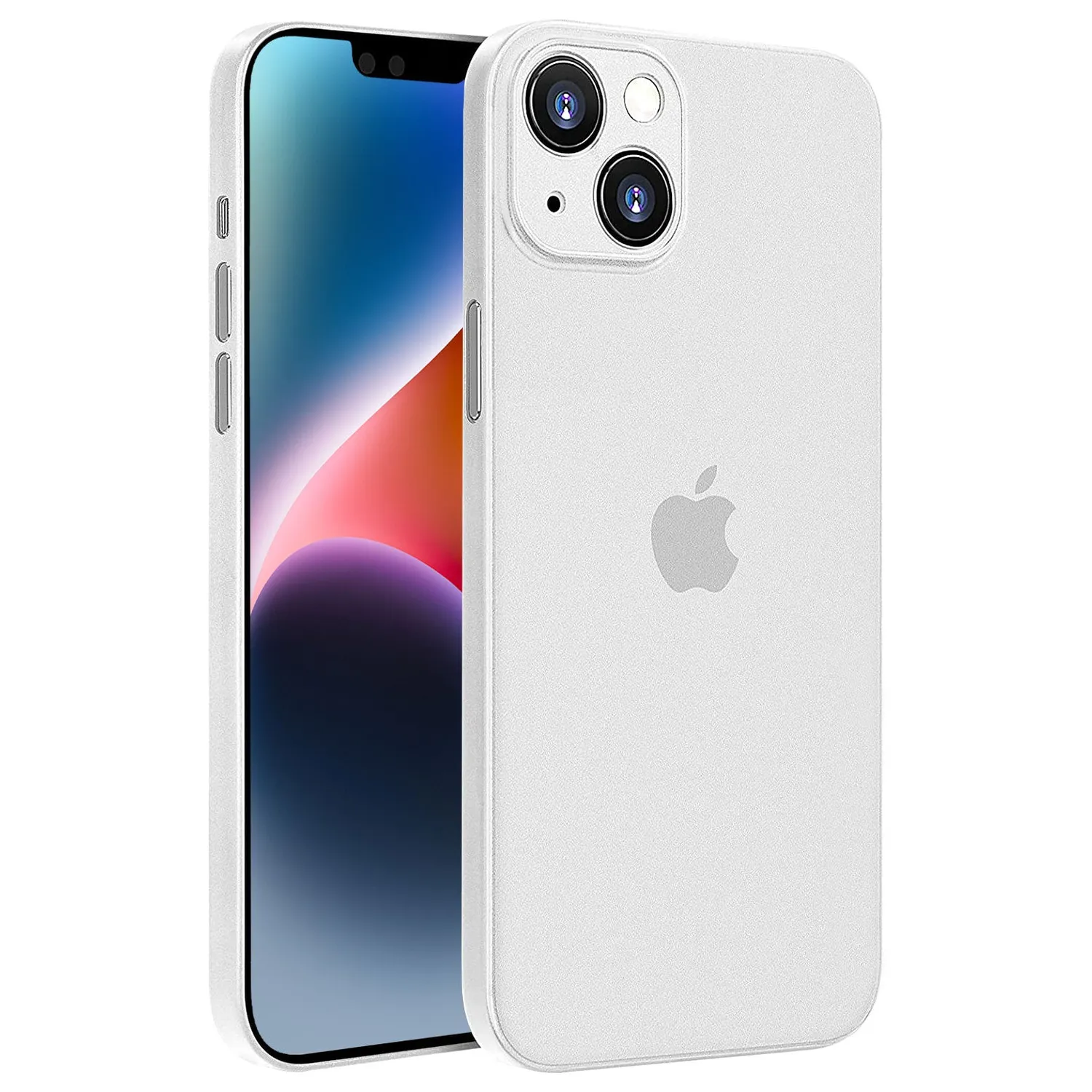 arktis iPhone 14 Hülle ULTRADÜNN Schwarz-Transparent