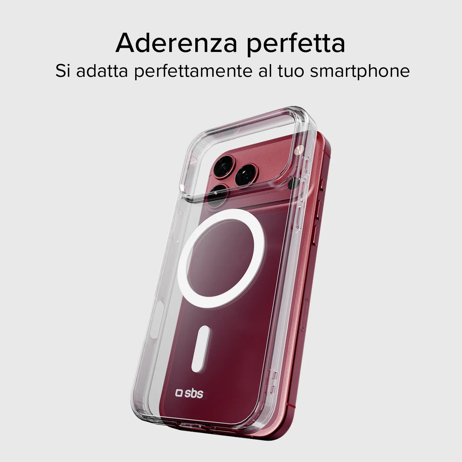 SBS Hülle iPhone 17 Pro/18 Pro Handy transparent magnetisch