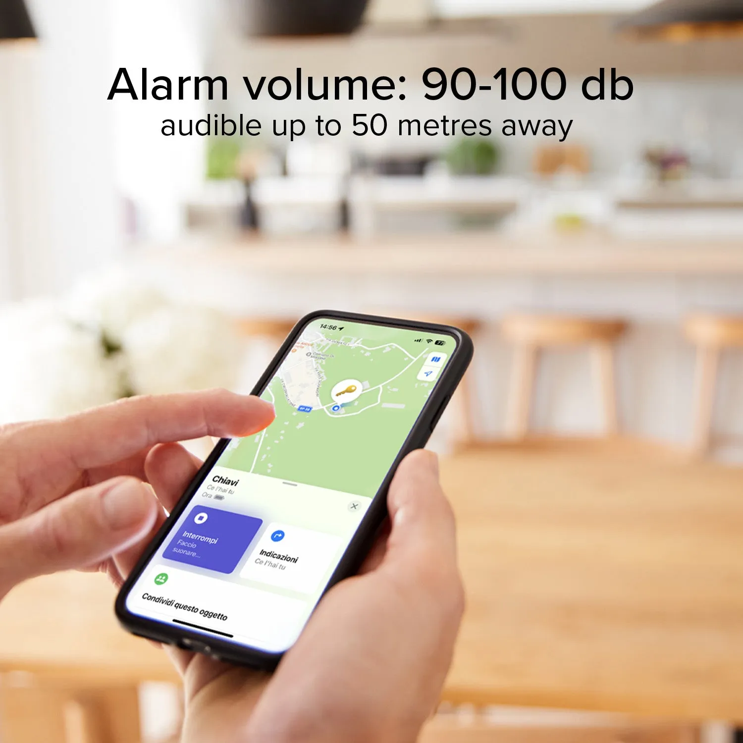 SBS Track My Card Apple Find My Tracker mit Akku
