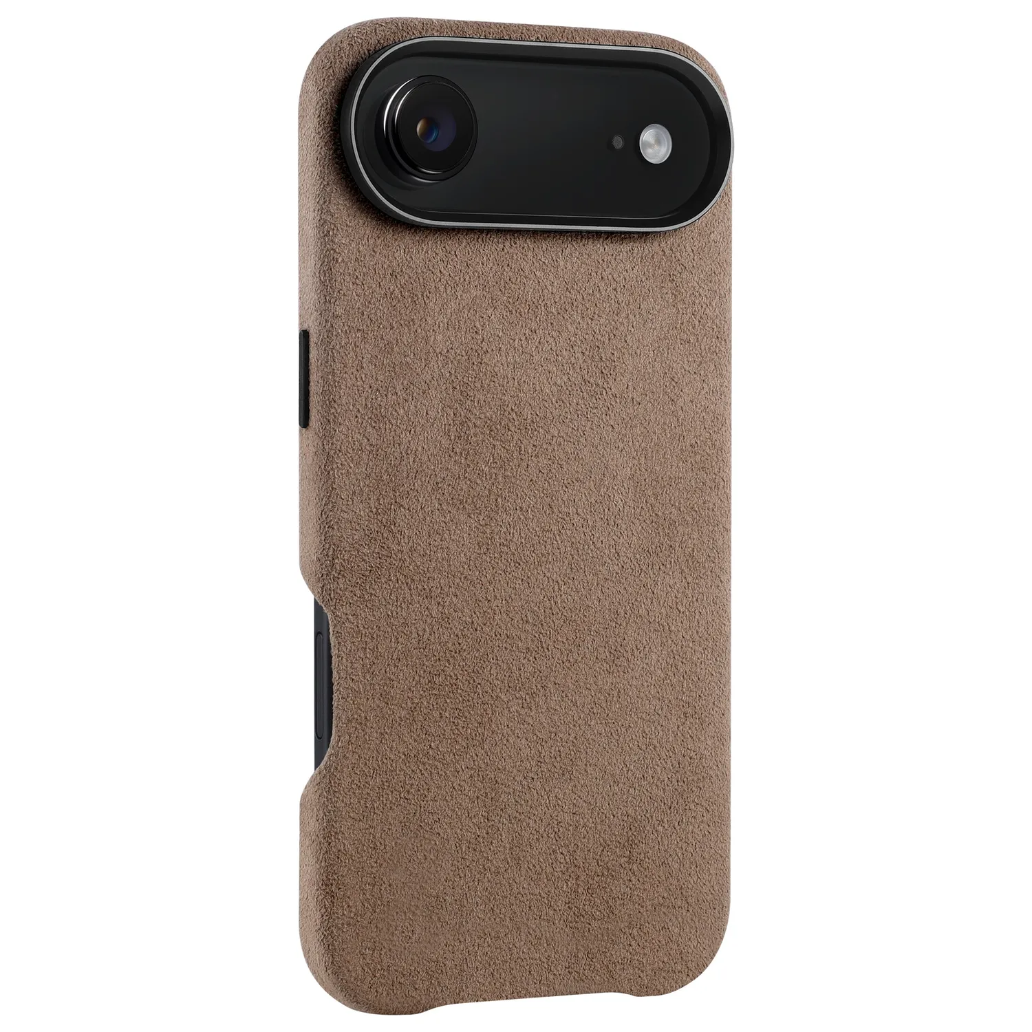 arktis Alcantara Hülle iPhone Air schwarz MagSafe