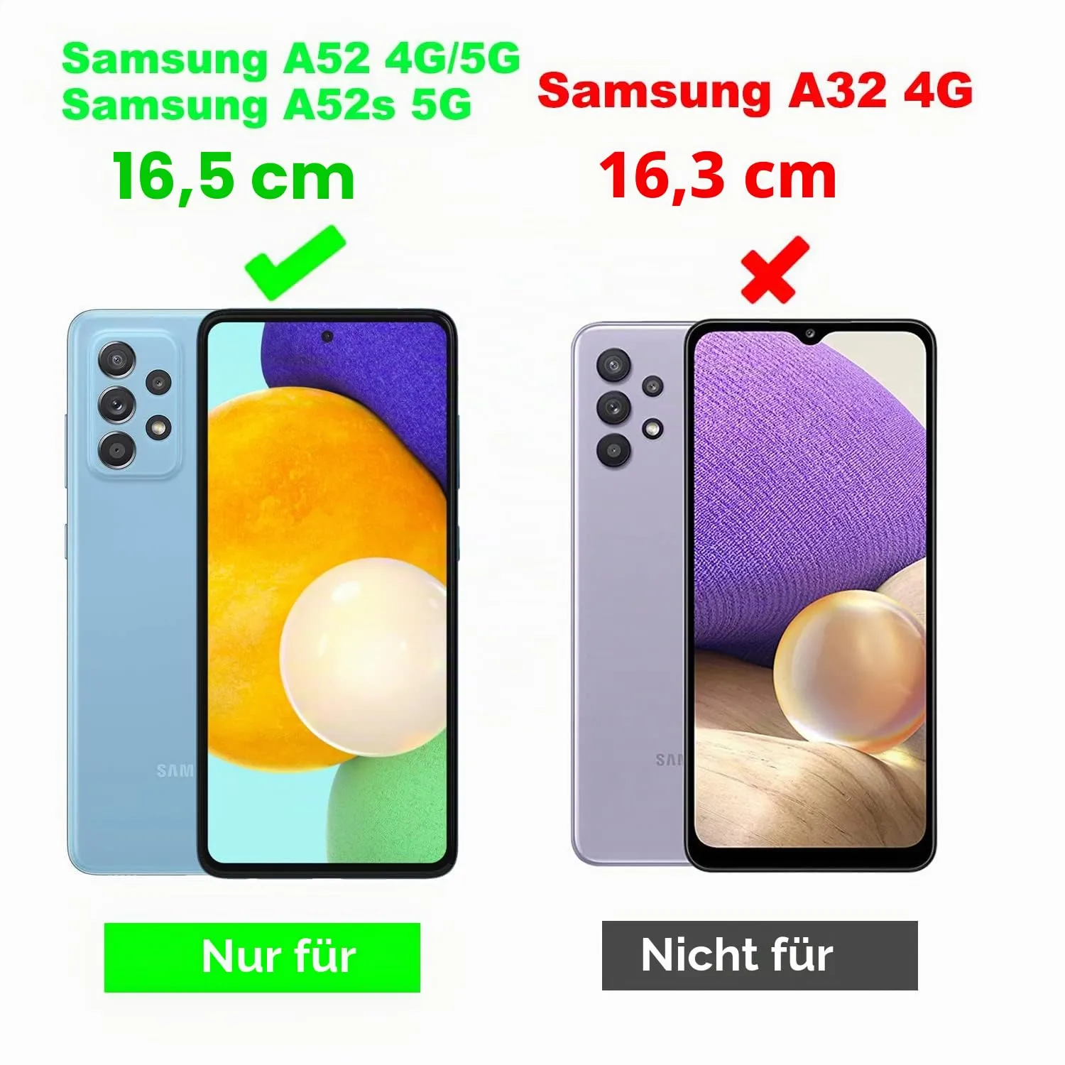YATWIN Galaxy A52 A52s Silikonhülle Blau Kameraschutz