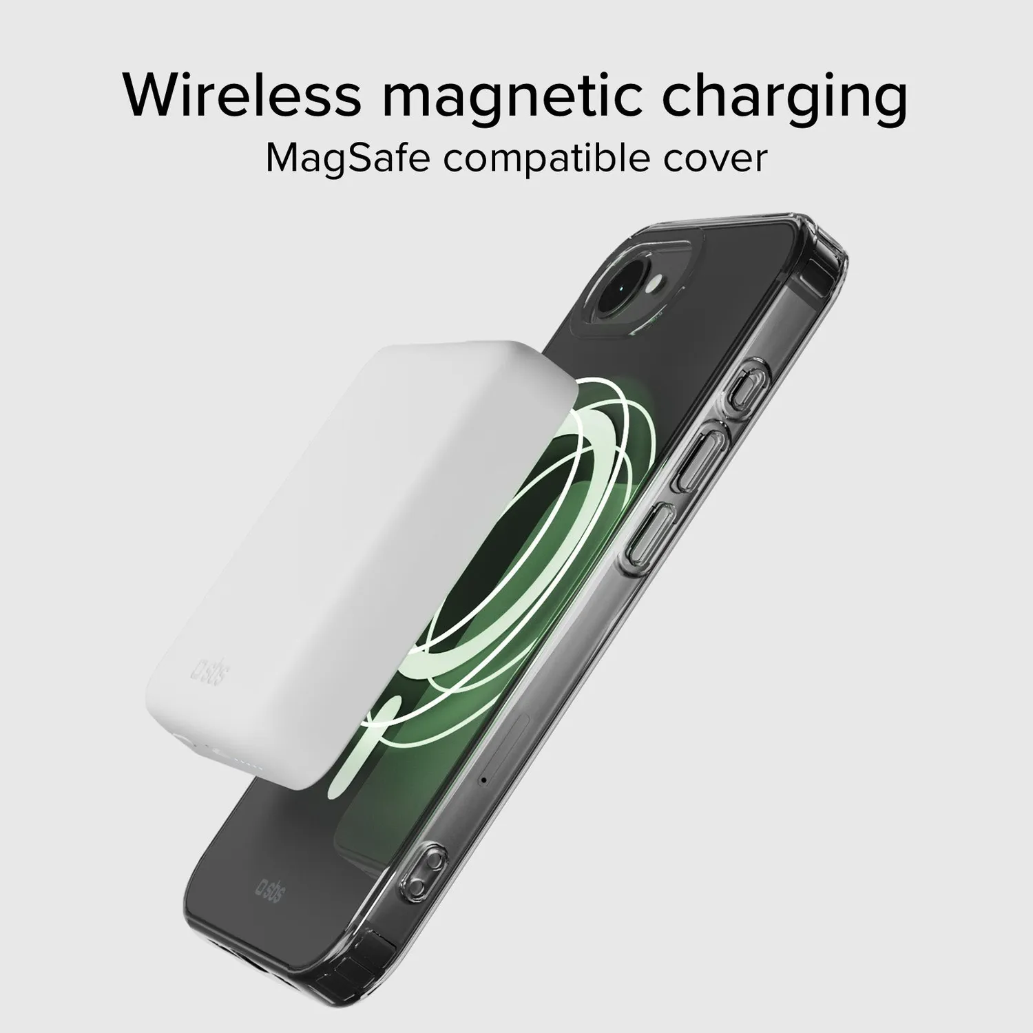 SBS iPhone 16e /17e MagSafe Hülle transparent