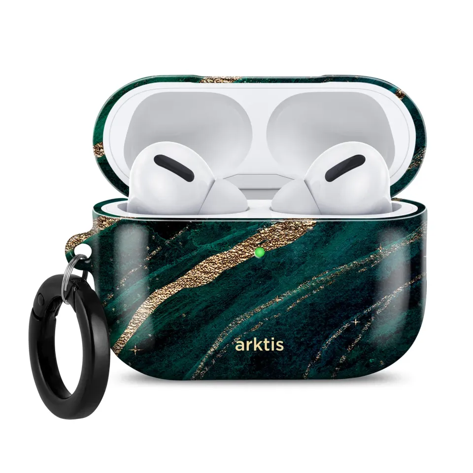 arktis Green Marble AirPods Pro 3 Hülle mit Print