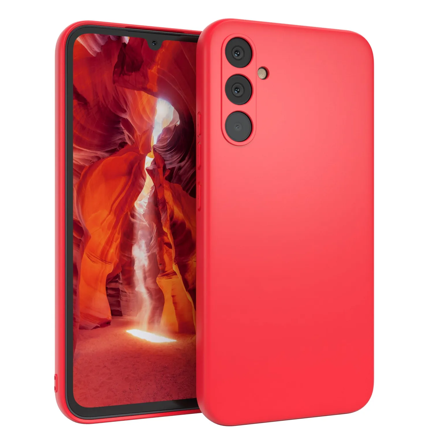 EAZY CASE Book Galaxy A34 Klapphülle Schwarz Kunstleder