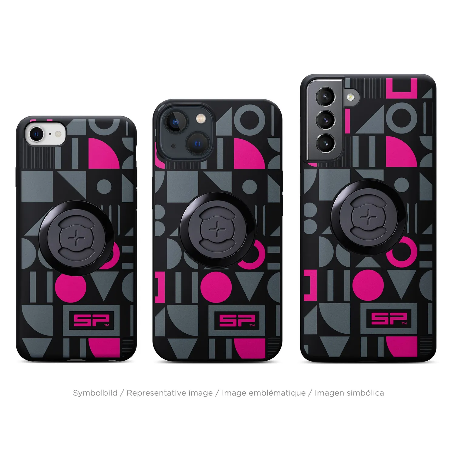 SP Connect Edition Phone Case Geometric Handyhülle pink