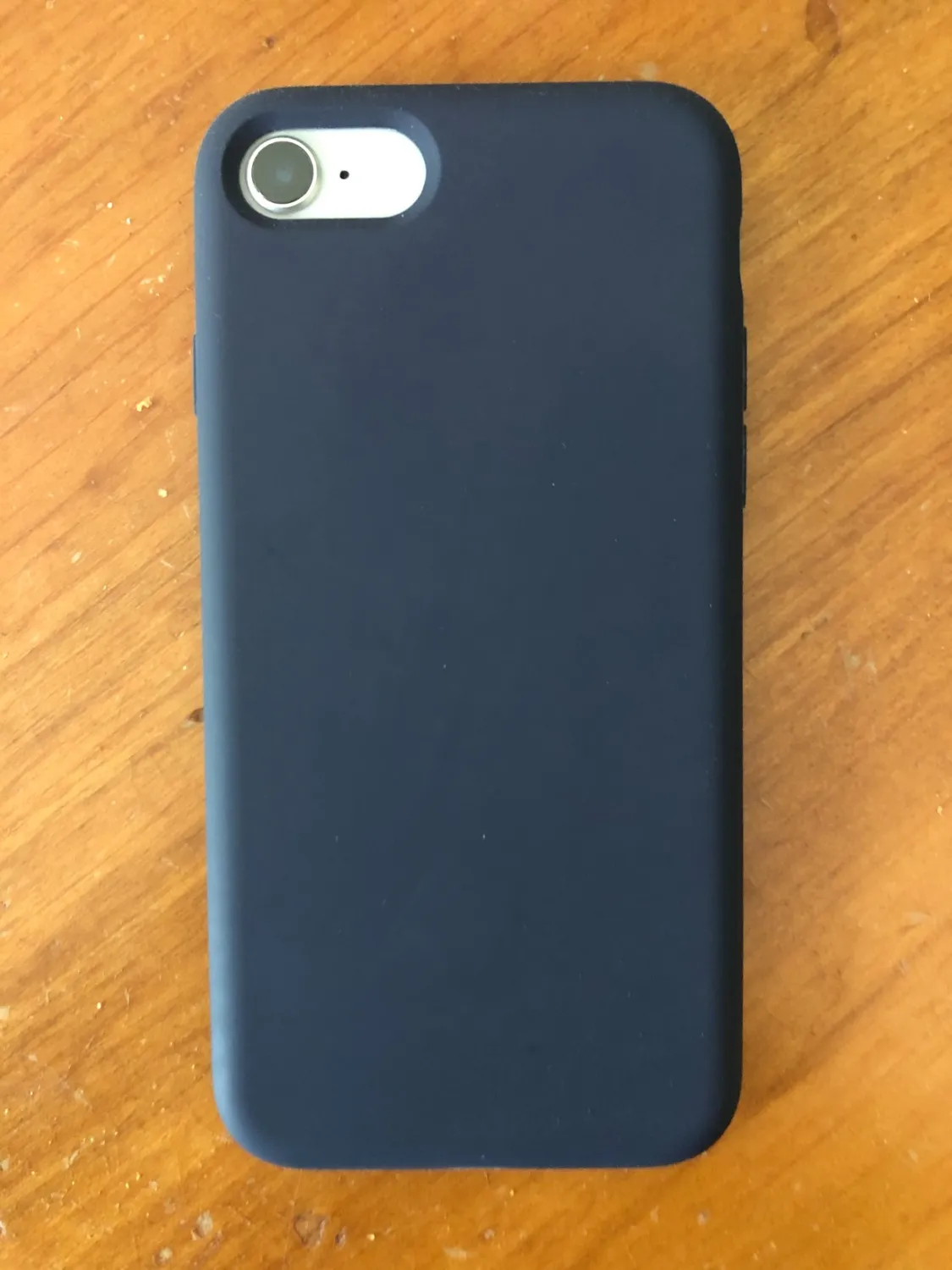 YATWIN iPhone SE 2022/2020/8/7 Silikon Hülle Schwarz griffig