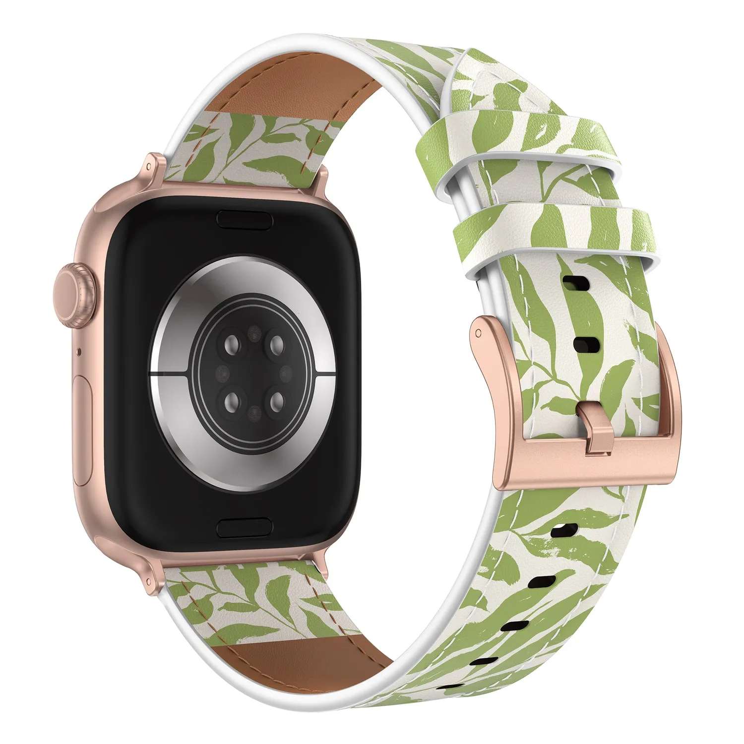 arktisband Studio Apple Watch Armband Green Leaves Blätter