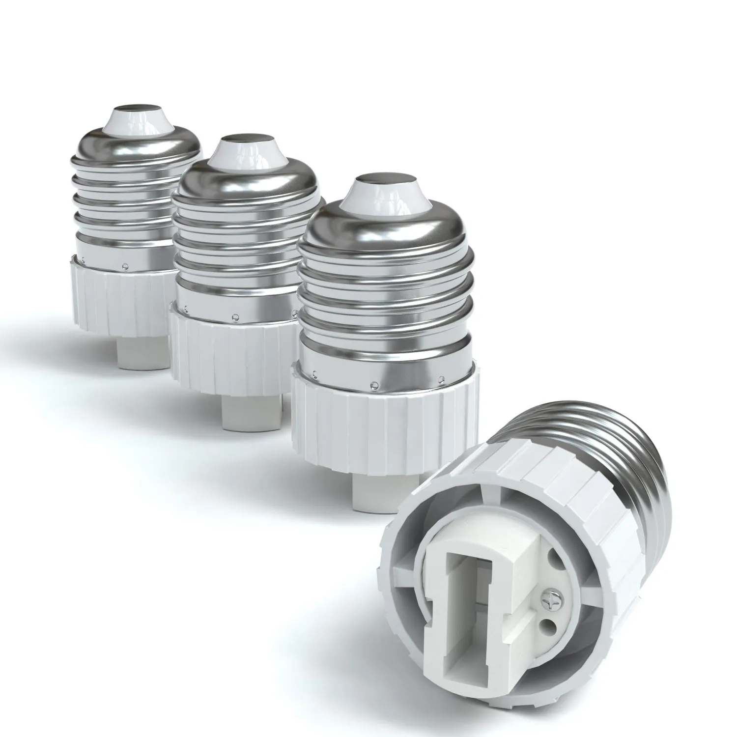 EAZY CASE E27 auf G9 Adapter Weiß 8er Set
