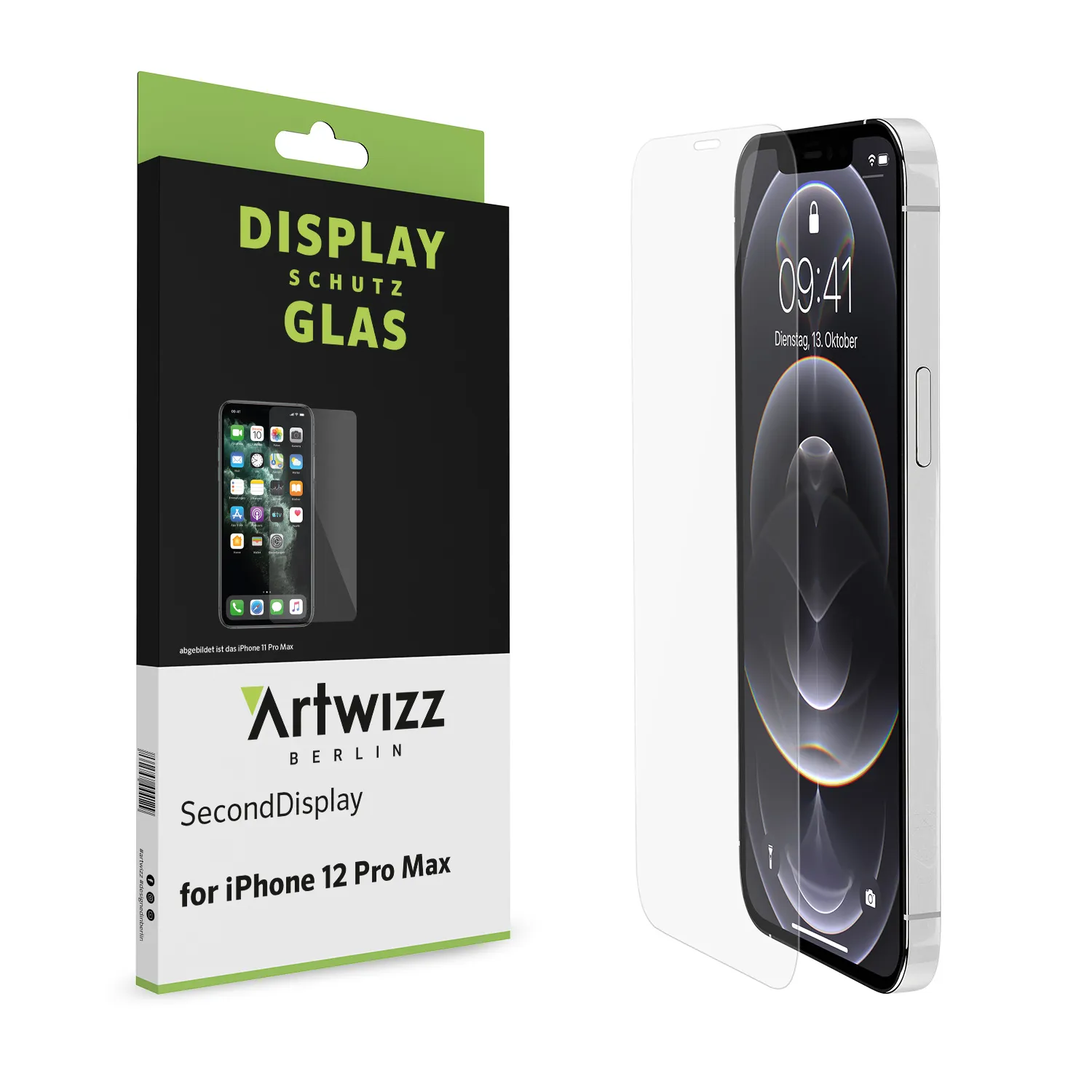 Artwizz SecondDisplay iPhone 12 Pro Max Panzerglas 2er Pack