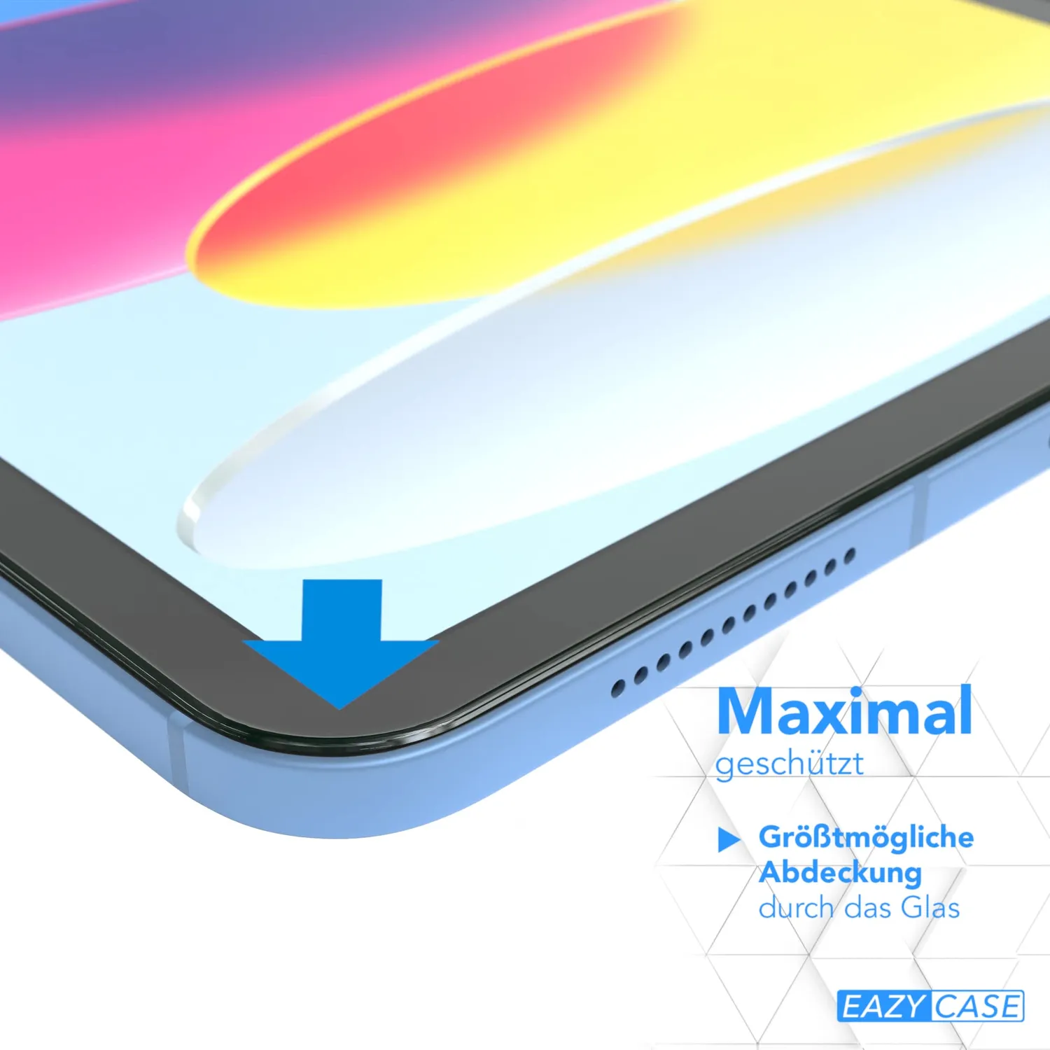 EAZY CASE Schutzglas iPad 11 2025 11 Zoll 9H klar