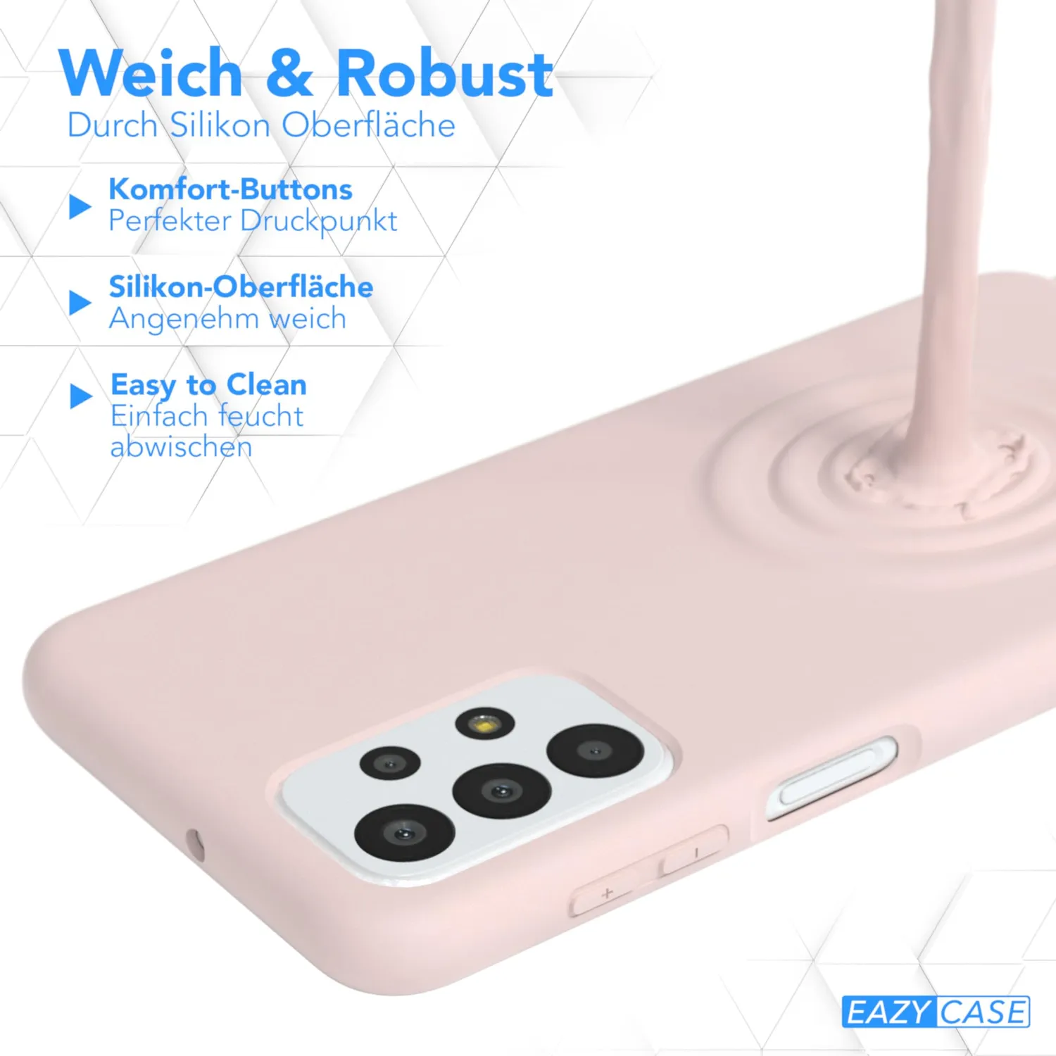 EAZY CASE Premium Galaxy A23 5G Handykette Alt Rosa