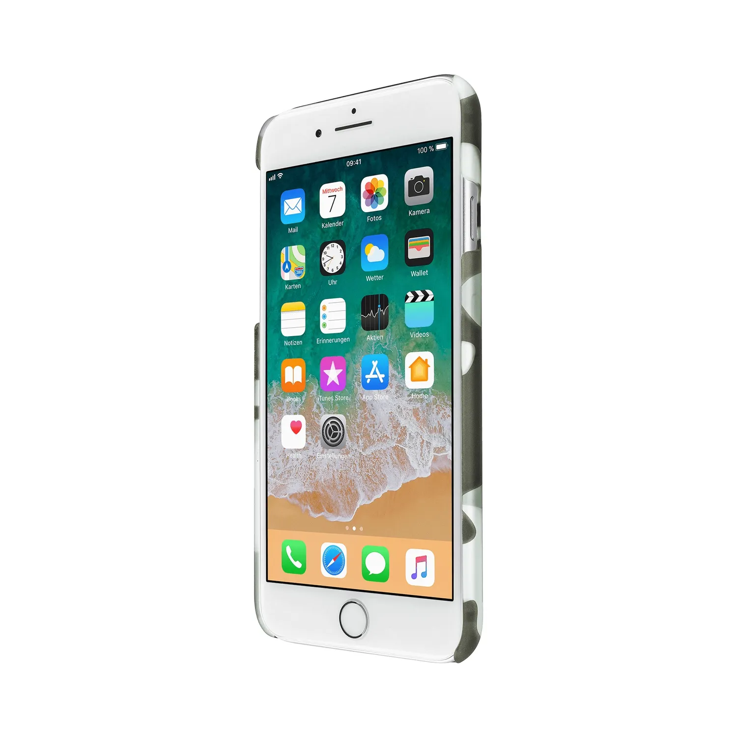 Artwizz Camouflage Clip iPhone SE 2022/2020/8/7 Hülle Tarnmuster