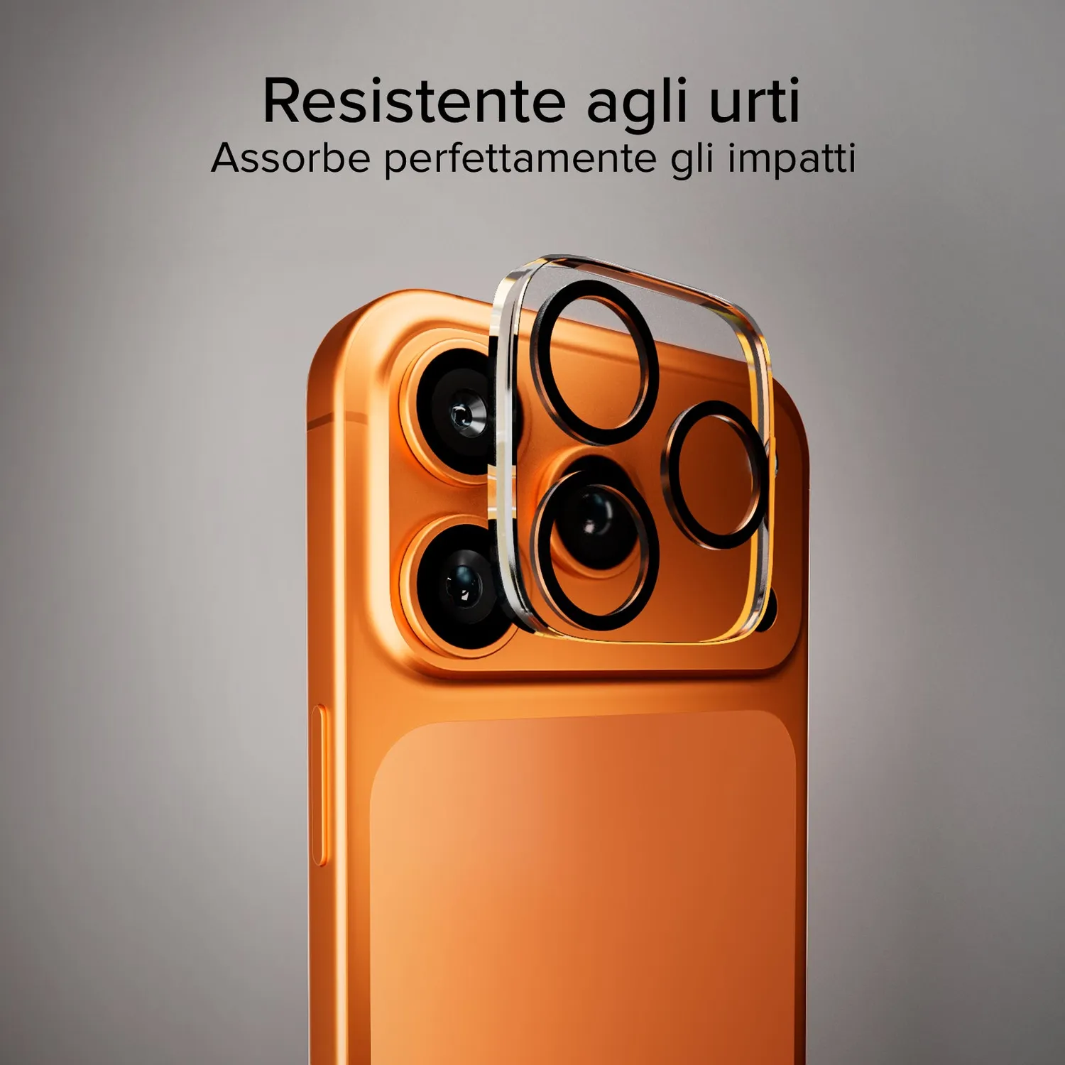 SBS D3O iPhone 17 Pro Max Kameraschutz Glas Schwarz stoßfest