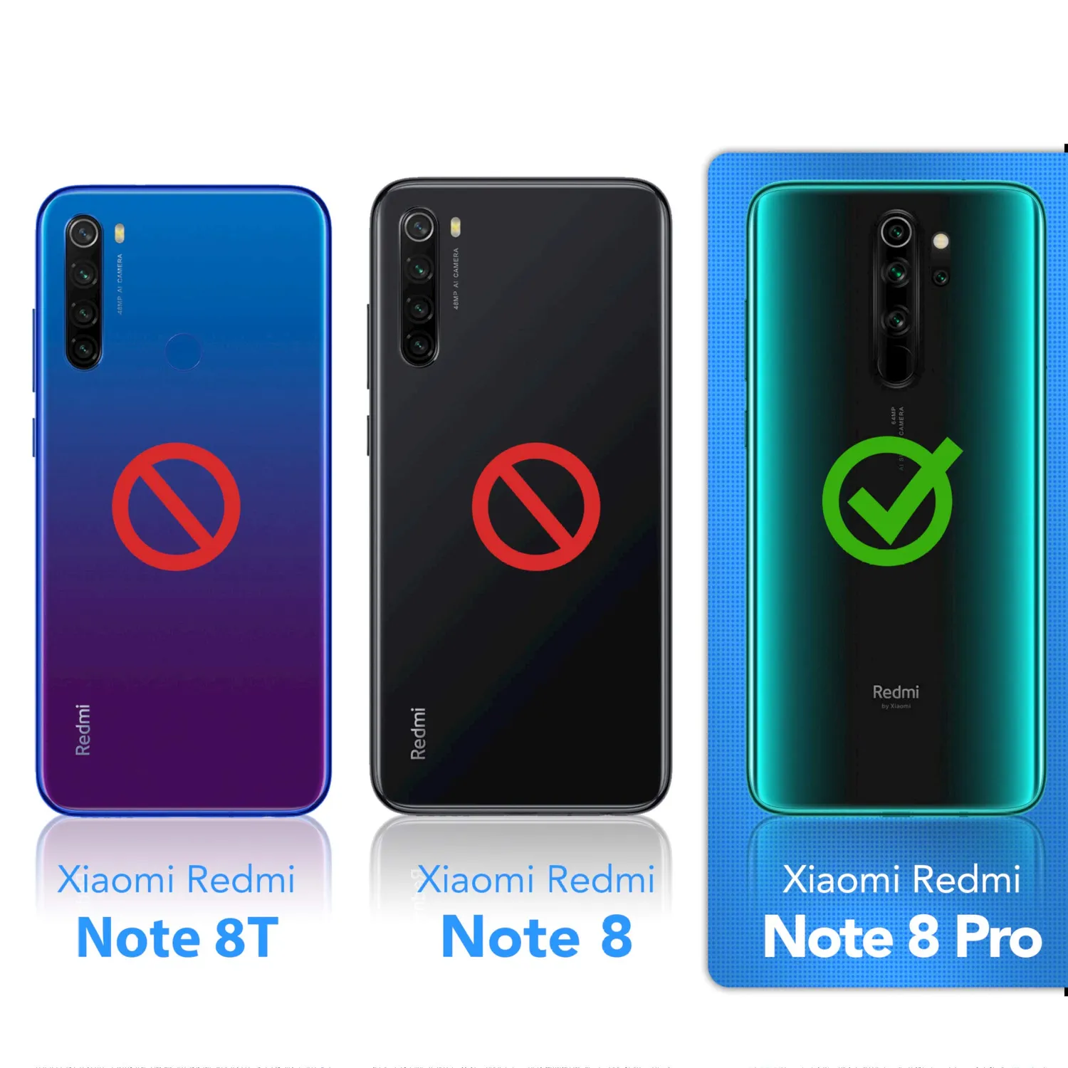 EAZY CASE Redmi Note 8 Pro Klapphülle Schwarz mit Kartenfach