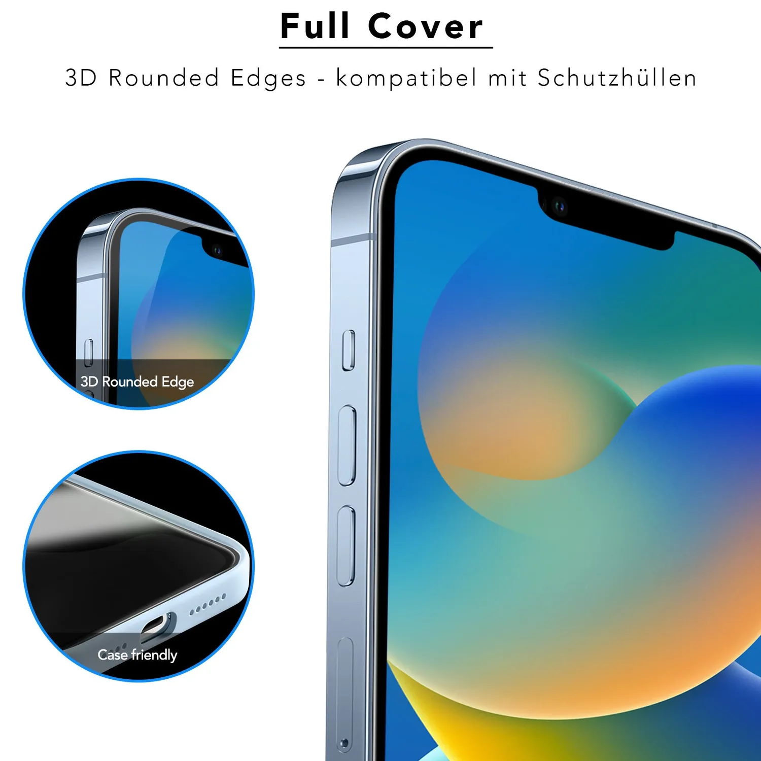 arktis REVOLUTION iPhone 14 Panzerglas 2er Set EZ Install