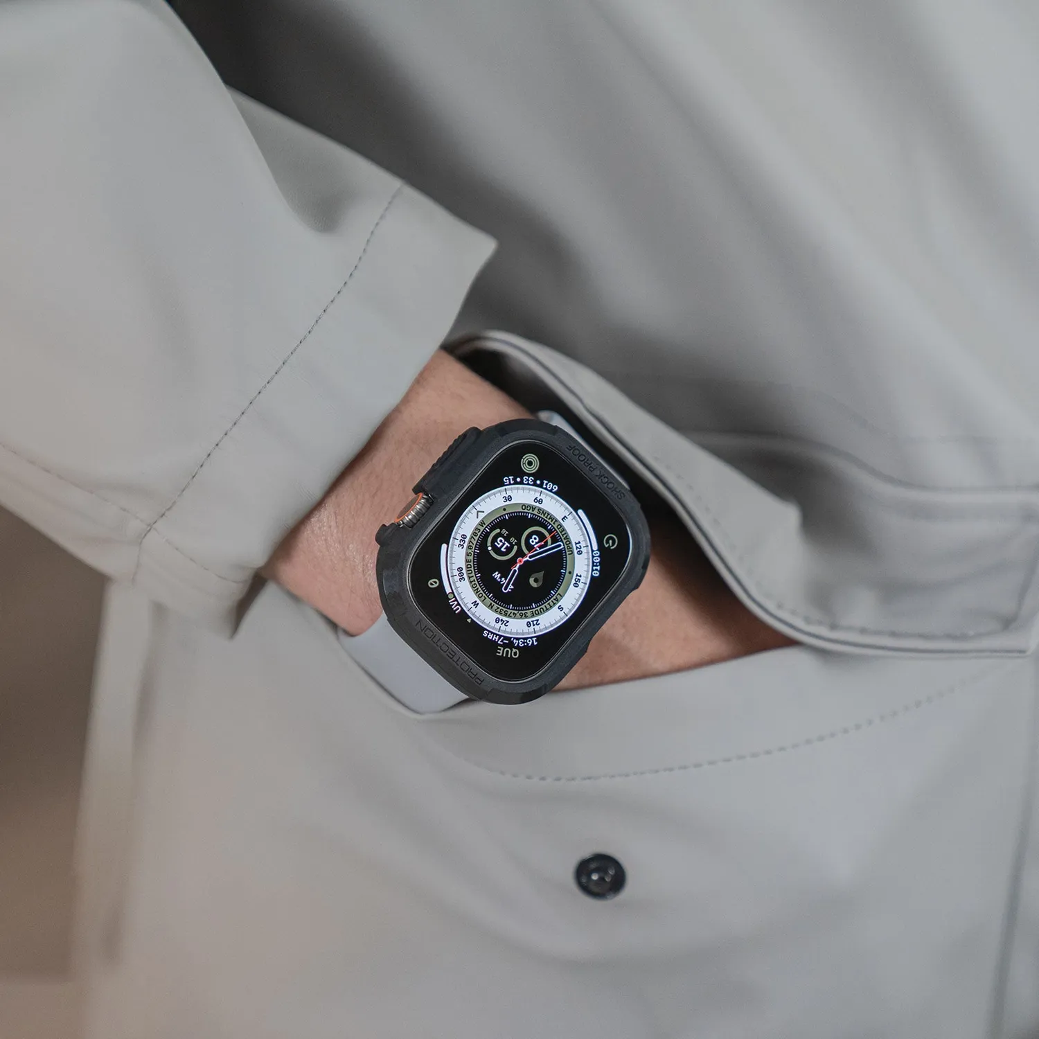 arktis SHOCKPROOF Apple Watch Ultra 49 mm Hülle stoßfest