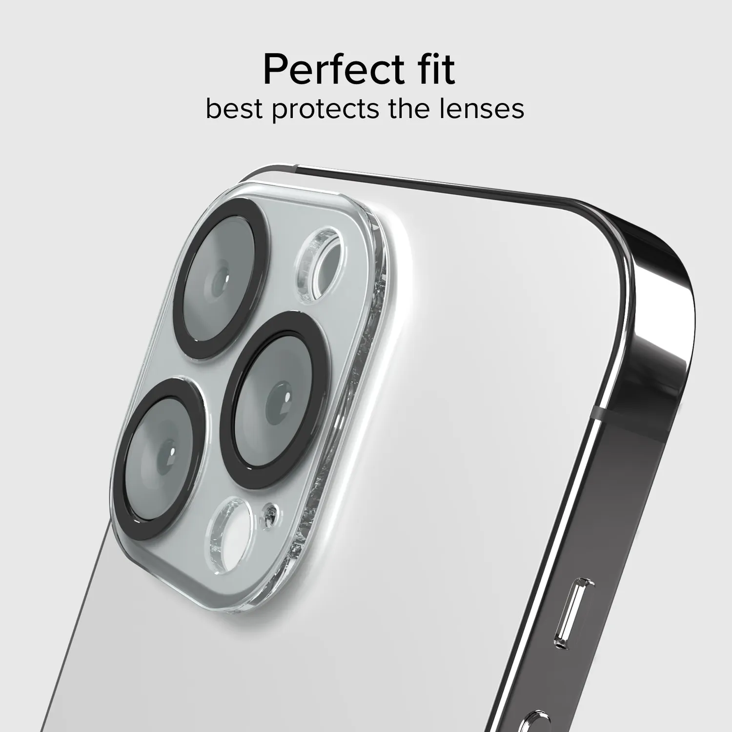 SBS D3O Kameraglas iPhone 14 Pro/Pro Max schwarz stoßfest