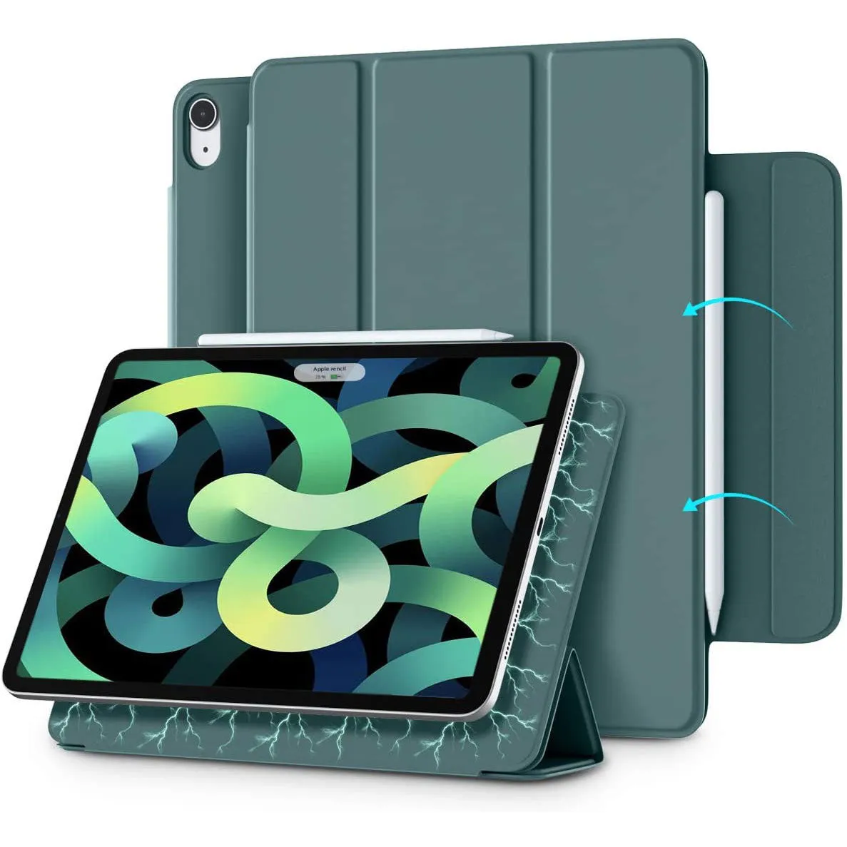 arktis Smart Case 2.0 iPad-Hülle iPad Air 10,9 Schwarz Pencil-Schutz