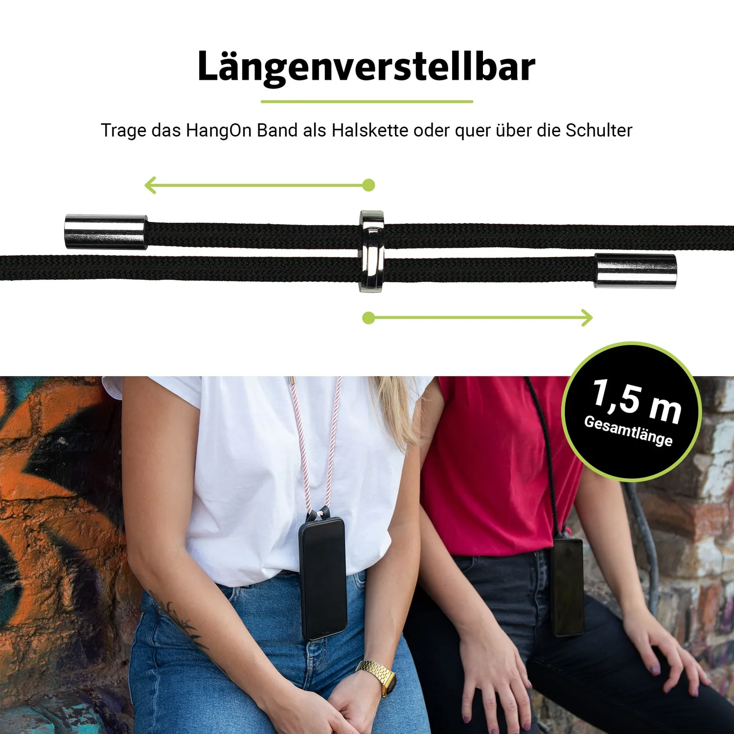 Artwizz HangOn Band Ersatzband Handykette 150 cm